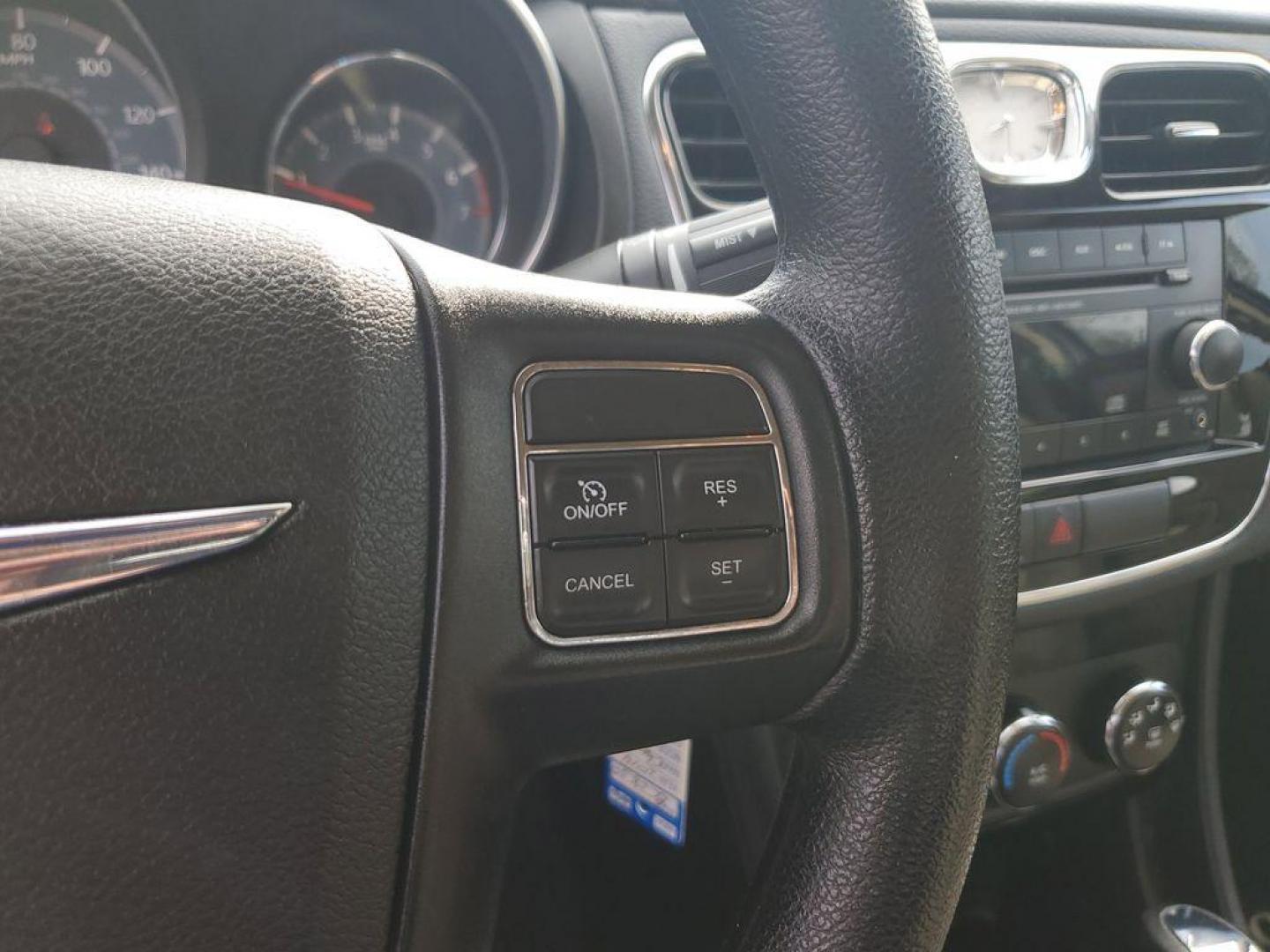 2014 Cashmere Pearlcoat /Light Frost Beige/Black Chrysler 200 LX (1C3CCBAB7EN) with an 2.4L L4 DOHC 16V engine, 6-Speed Automatic transmission, located at 6064 Gull Rd, Kalamazoo, MI, 49048, (269) 222-0088, 42.328388, -85.512924 - Discover the impressive 2014 Chrysler 200 LX, a perfect blend of style and efficiency, now available at an unbeatable price. This well-maintained sedan, featuring a CARFAX Clean Report, offers confidence and peace of mind with every drive. Equipped with front-wheel drive and a robust 4-cylinder, 2.4 - Photo#11