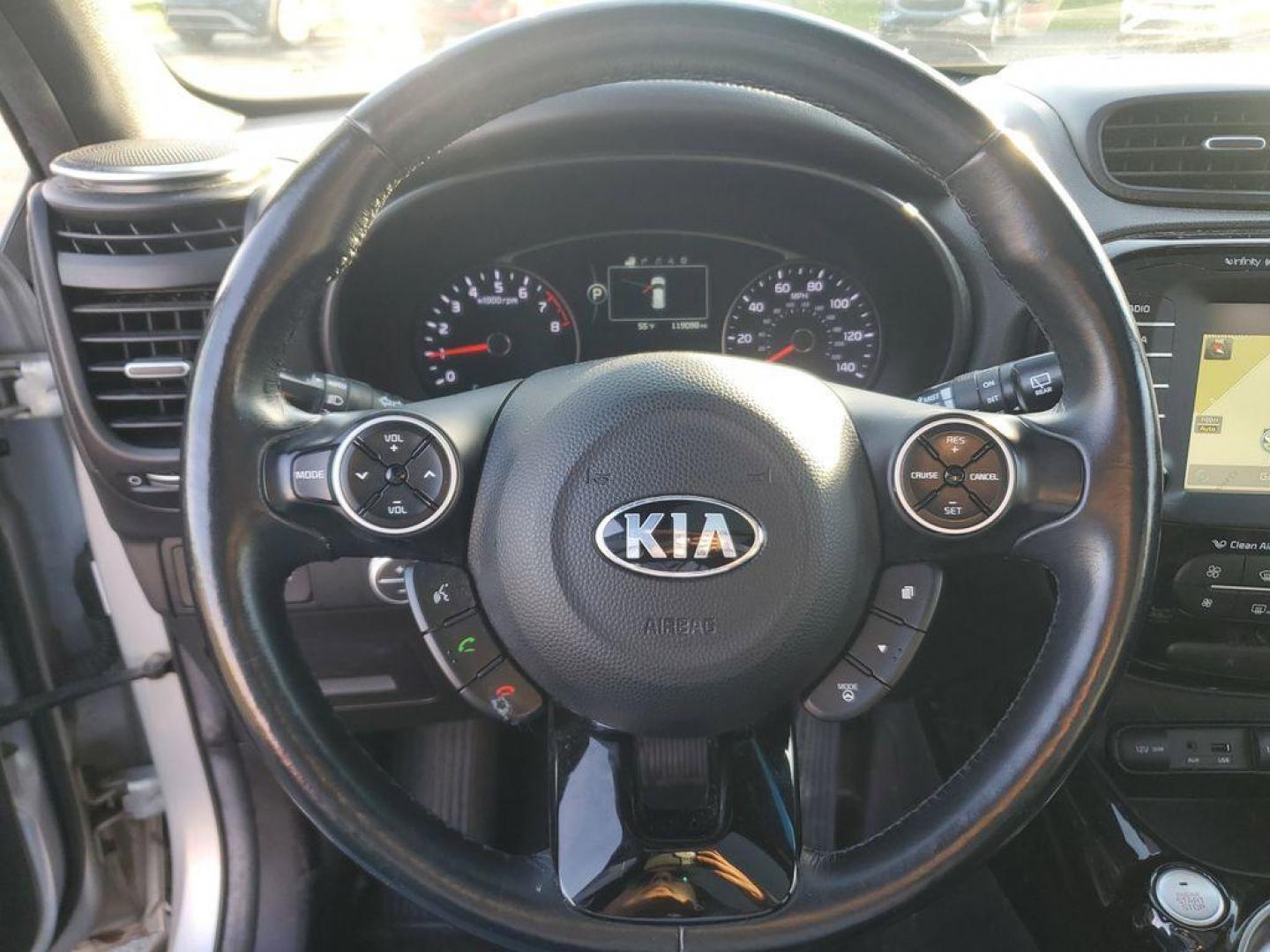 2015 Bright Silver /Black Kia Soul ! (KNDJX3A56F7) with an 2.0L L4 DOHC 16V engine, 6-Speed Automatic transmission, located at 6064 Gull Rd, Kalamazoo, MI, 49048, (269) 222-0088, 42.328388, -85.512924 - <b>Vehicle Details</b><br>The Whole Shabang Package Sun and Sound Package the perfect blend of style, efficiency, and modern features with this 2015 Kia Soul !. This distinctive hatchback is equipped with front-wheel drive and powered by a robust 4-cylinder, 2.0L engine, delivering a smooth and re - Photo#17
