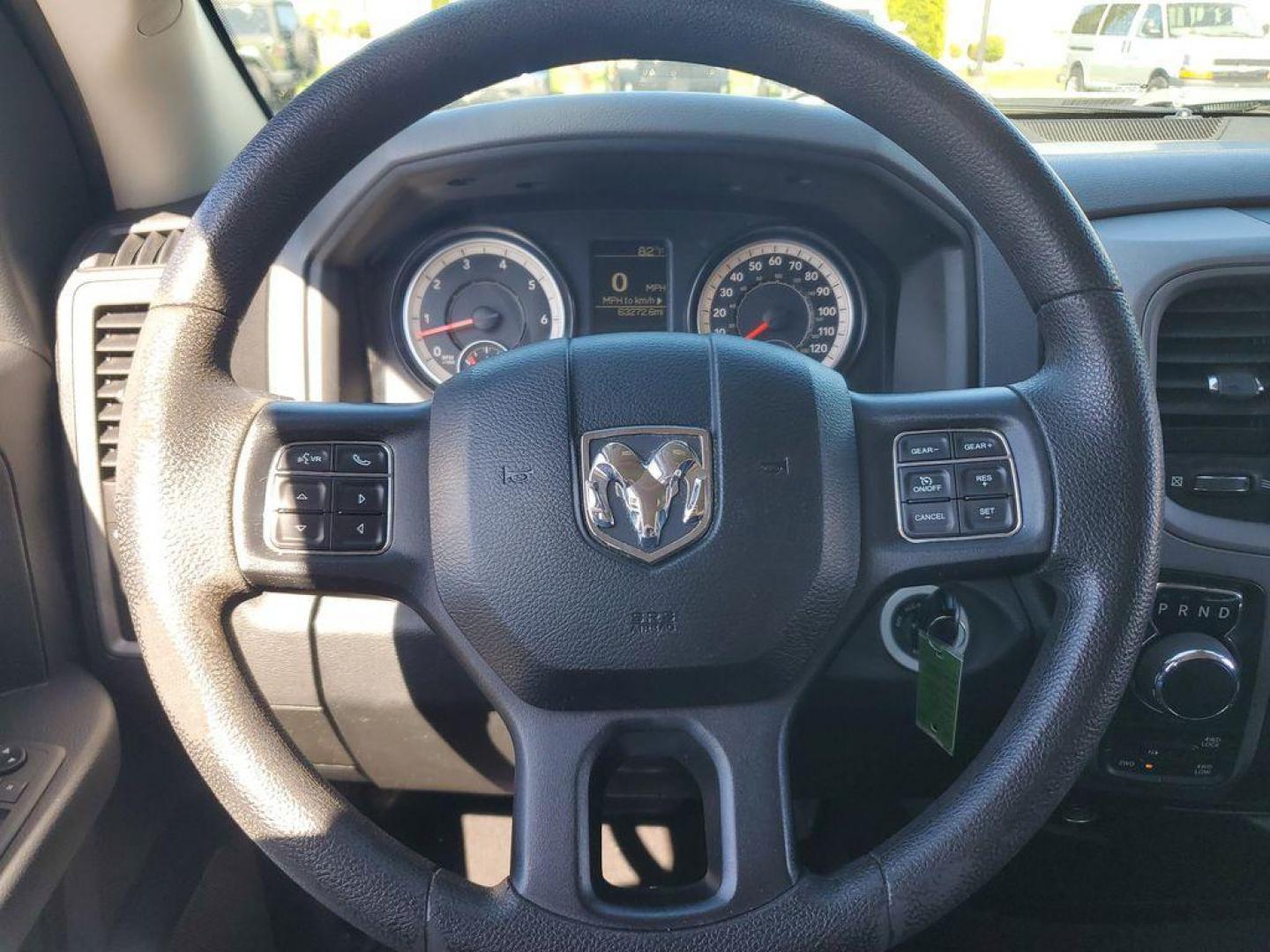 2016 Bright White Clearcoat /Diesel Gray/Black RAM 1500 Tradesman Quad Cab 4WD (1C6RR7FT0GS) with an 5.7L V8 OHV 16V engine, 6A transmission, located at 6064 Gull Rd, Kalamazoo, MI, 49048, (269) 222-0088, 42.328388, -85.512924 - Experience the power and versatility of the 2016 Ram 1500, a robust pickup designed to tackle any challenge. Equipped with a formidable V8, 5.7L engine and 4WD, this truck delivers exceptional performance both on and off the road. With its clean CARFAX report, you can have peace of mind knowing that - Photo#13