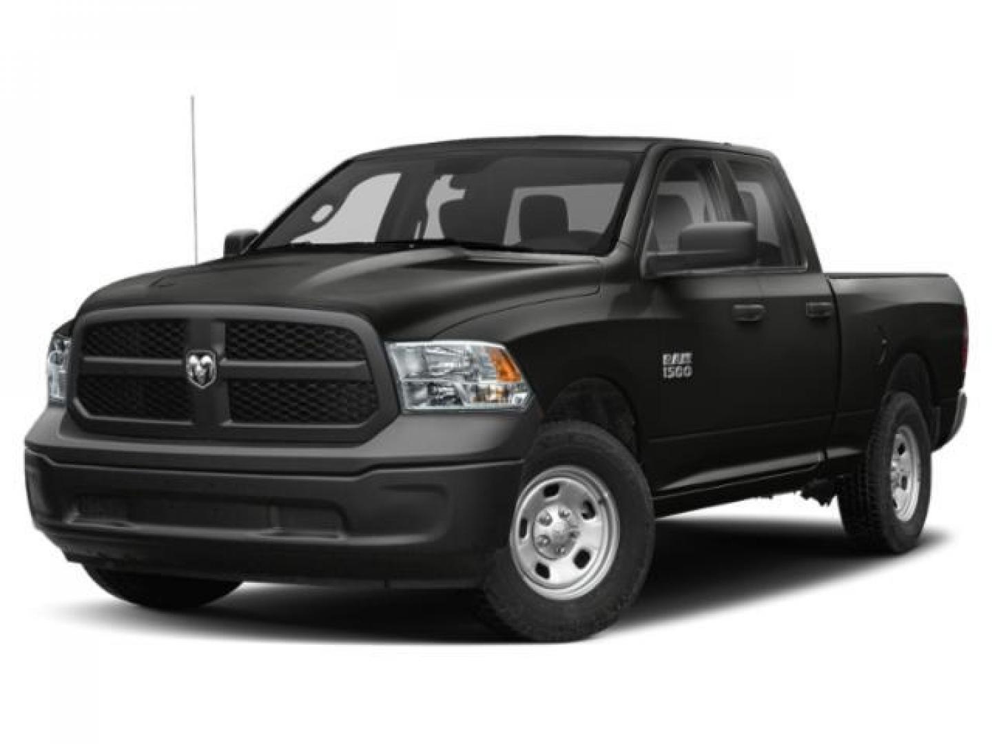 2018 Brilliant Black Crystal Pearl /Diesel Grey/Black RAM 1500 Tradesman Quad Cab 4WD (1C6RR7FG6JS) with an 3.6L V6 DOHC 24V FFV engine, 8A transmission, located at 6064 Gull Rd, Kalamazoo, MI, 49048, (269) 222-0088, 42.328388, -85.512924 - <b>Vehicle Details</b><br>Introducing the 2018 Ram 1500 Express, a robust blend of power and practicality, now available with an impressive 0 miles on the odometer. This truck is equipped with a reliable 4WD system and a V6, 3.6L engine, ensuring superior performance whether you're on city streets o - Photo#0
