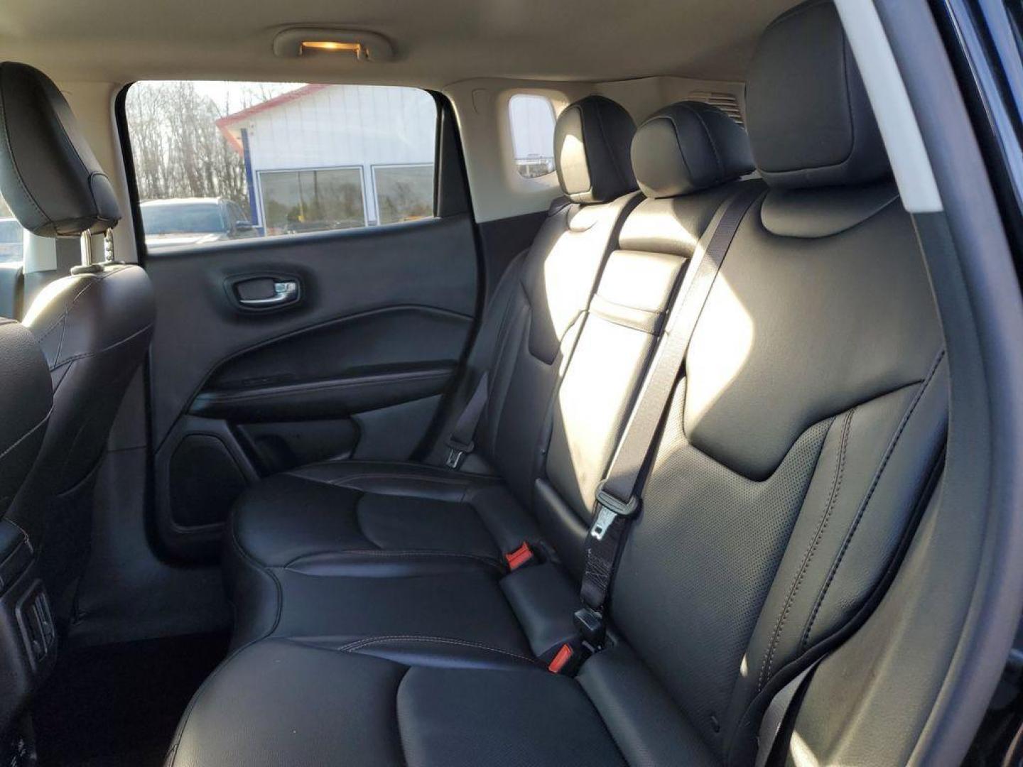 2019 Diamond Black Crystal Pearlcoat /Black Jeep Compass Limited 4WD (3C4NJDCB9KT) with an 2.4L L4 DOHC 16V engine, CVT transmission, located at 6064 Gull Rd, Kalamazoo, MI, 49048, (269) 222-0088, 42.328388, -85.512924 - <b>Vehicle Details</b><br>Introducing the 2019 Jeep Compass Limited, an exceptional choice for those seeking a blend of rugged capability and modern sophistication. This pre-owned vehicle stands out with its impeccable condition, featuring 0 miles on the odometer. Equipped with a robust 4-cylinder, - Photo#8