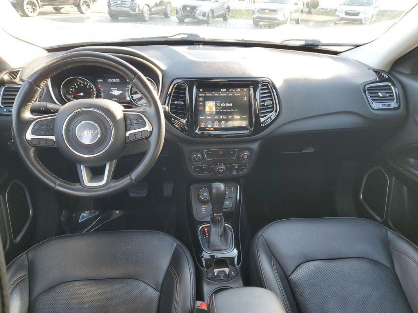 2019 Diamond Black Crystal Pearlcoat /Black Jeep Compass Limited 4WD (3C4NJDCB9KT) with an 2.4L L4 DOHC 16V engine, CVT transmission, located at 6064 Gull Rd, Kalamazoo, MI, 49048, (269) 222-0088, 42.328388, -85.512924 - <b>Vehicle Details</b><br>Introducing the 2019 Jeep Compass Limited, an exceptional choice for those seeking a blend of rugged capability and modern sophistication. This pre-owned vehicle stands out with its impeccable condition, featuring 0 miles on the odometer. Equipped with a robust 4-cylinder, - Photo#9