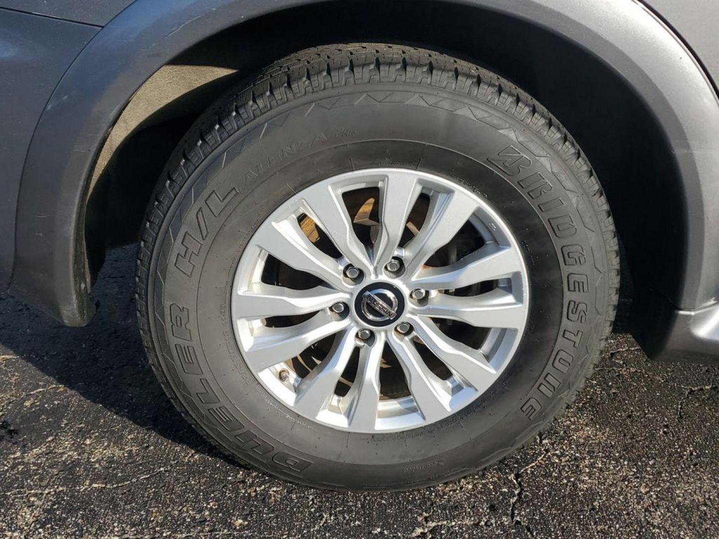 2020 Gun Metallic /BLACK Nissan Armada SL AWD (JN8AY2NC8LX) with an 5.6L V8 DOHC 32V engine, 7A transmission, located at 6064 Gull Rd, Kalamazoo, MI, 49048, (269) 222-0088, 42.328388, -85.512924 - Discover the power and versatility of the 2020 Nissan Armada, now available at an unbeatable price. This exceptional full-size SUV is equipped with a robust 4WD system and a commanding V8, 5.6L engine, delivering impressive performance both on and off the road. Whether you're navigating city streets - Photo#4