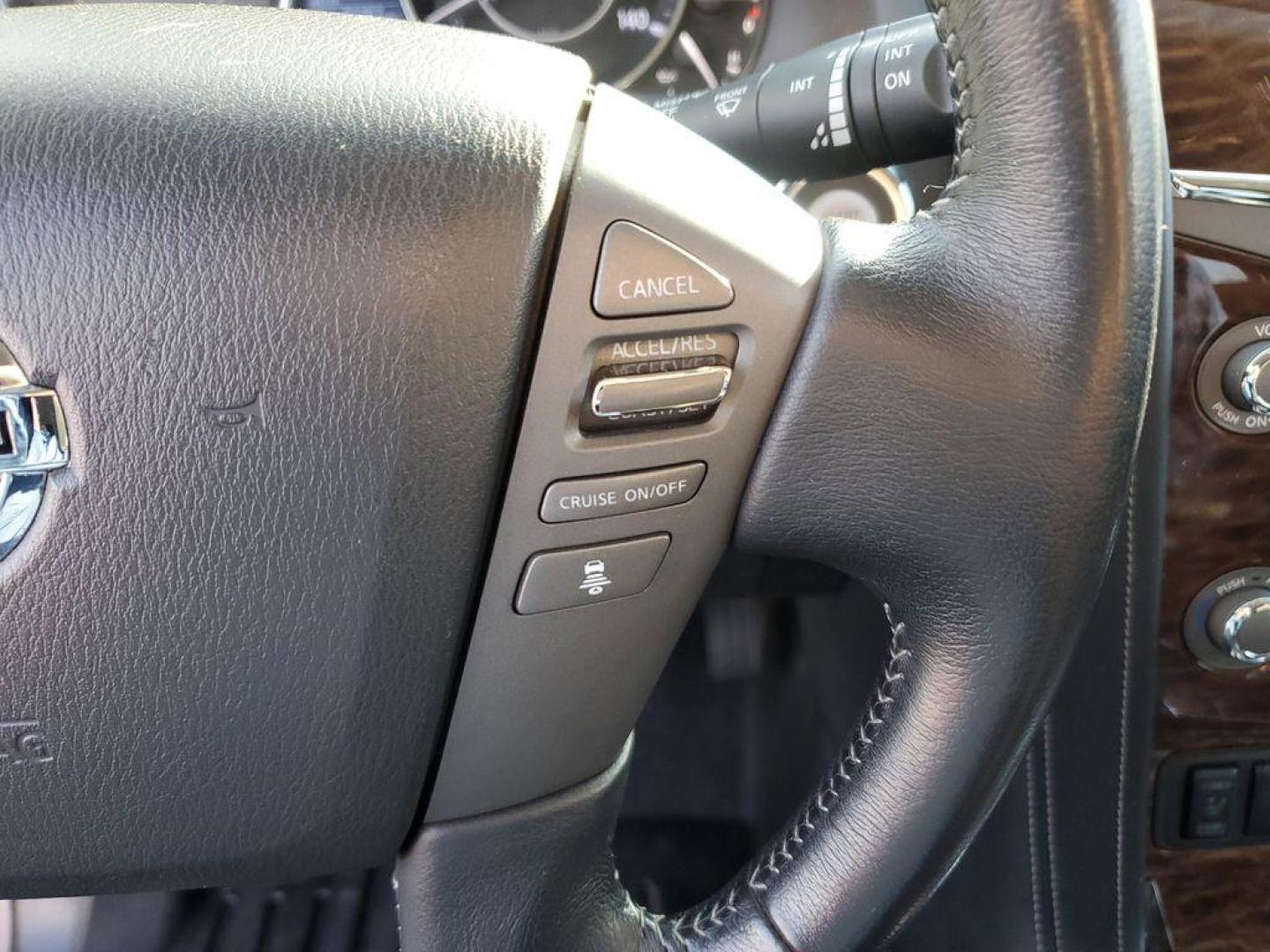 2020 Gun Metallic /BLACK Nissan Armada SL AWD (JN8AY2NC8LX) with an 5.6L V8 DOHC 32V engine, 7A transmission, located at 6064 Gull Rd, Kalamazoo, MI, 49048, (269) 222-0088, 42.328388, -85.512924 - Discover the power and versatility of the 2020 Nissan Armada, now available at an unbeatable price. This exceptional full-size SUV is equipped with a robust 4WD system and a commanding V8, 5.6L engine, delivering impressive performance both on and off the road. Whether you're navigating city streets - Photo#21