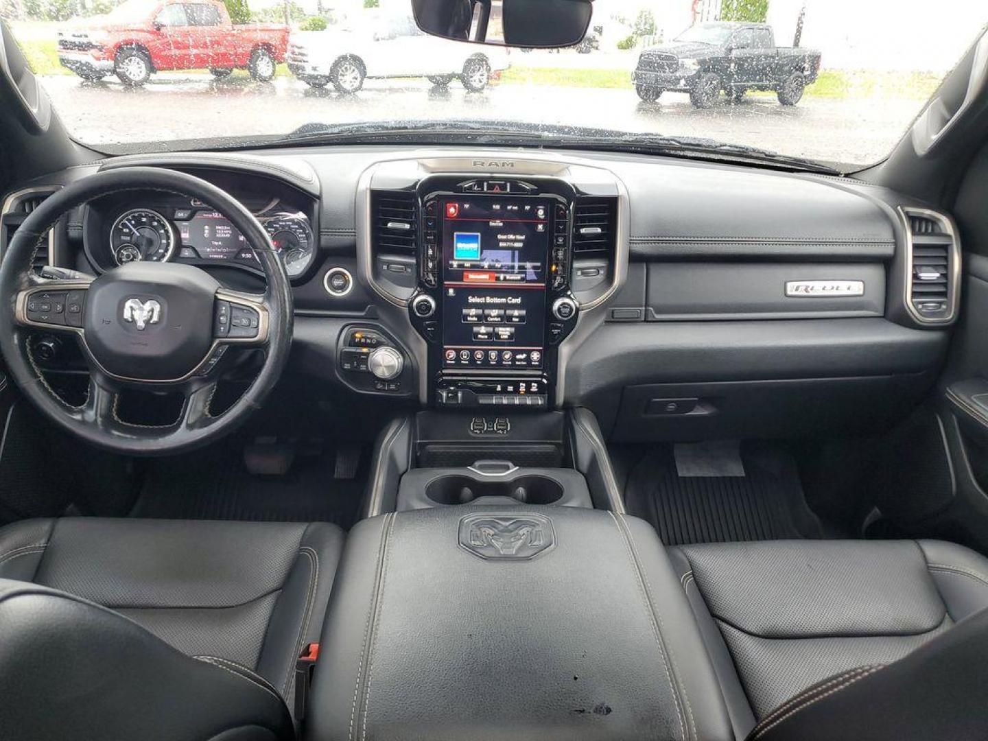 2020 Diamond Black Crystal Pearl /BLACK RAM 1500 Rebel Crew Cab SB 4WD (1C6SRFLT0LN) with an 5.7L V8 OHV 16V engine, 8A transmission, located at 6064 Gull Rd, Kalamazoo, MI, 49048, (269) 222-0088, 42.328388, -85.512924 - <b>Summary</b><br>Power Moonroof Uconnect 12.0Inch with Navigation<br><br><b>Vehicle Details</b><br>For sale: a robust and reliable 2020 Ram 1500 Rebel, perfect for both adventure seekers and those in need of a dependable workhorse. This versatile pickup is powered by a formidable V8, 5.7L engine an - Photo#8