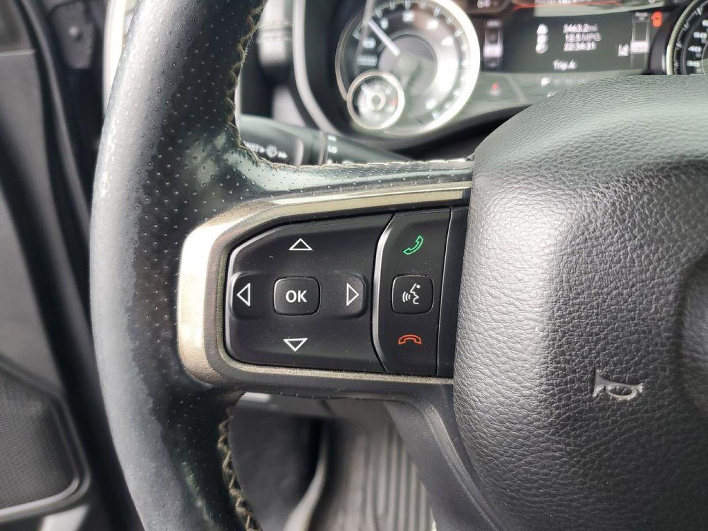 2020 Diamond Black Crystal Pearl /BLACK RAM 1500 Rebel Crew Cab SB 4WD (1C6SRFLT0LN) with an 5.7L V8 OHV 16V engine, 8A transmission, located at 6064 Gull Rd, Kalamazoo, MI, 49048, (269) 222-0088, 42.328388, -85.512924 - <b>Summary</b><br>Power Moonroof Uconnect 12.0Inch with Navigation<br><br><b>Vehicle Details</b><br>For sale: a robust and reliable 2020 Ram 1500 Rebel, perfect for both adventure seekers and those in need of a dependable workhorse. This versatile pickup is powered by a formidable V8, 5.7L engine an - Photo#18