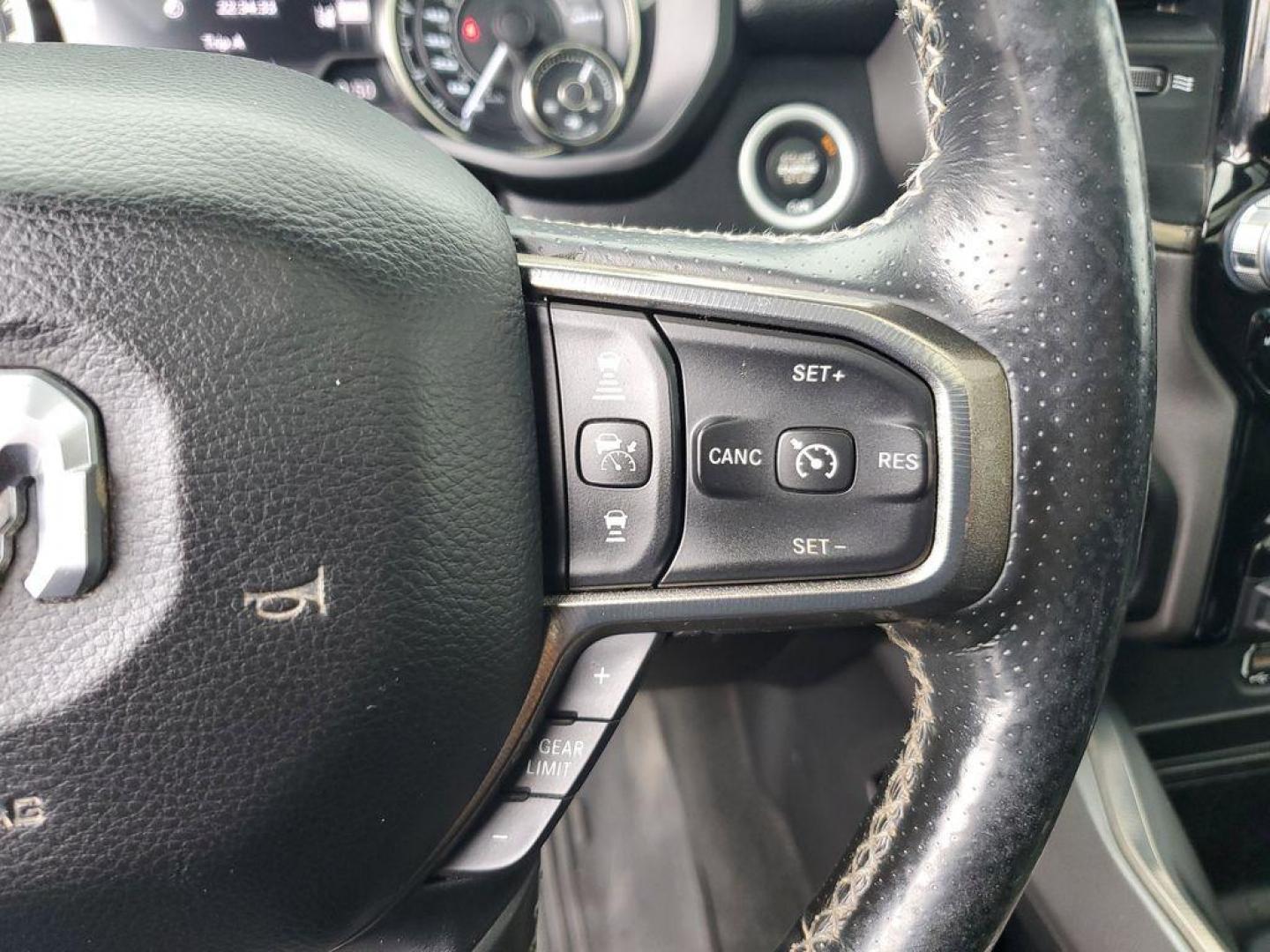 2020 Diamond Black Crystal Pearl /BLACK RAM 1500 Rebel Crew Cab SB 4WD (1C6SRFLT0LN) with an 5.7L V8 OHV 16V engine, 8A transmission, located at 6064 Gull Rd, Kalamazoo, MI, 49048, (269) 222-0088, 42.328388, -85.512924 - <b>Summary</b><br>Power Moonroof Uconnect 12.0Inch with Navigation<br><br><b>Vehicle Details</b><br>For sale: a robust and reliable 2020 Ram 1500 Rebel, perfect for both adventure seekers and those in need of a dependable workhorse. This versatile pickup is powered by a formidable V8, 5.7L engine an - Photo#19