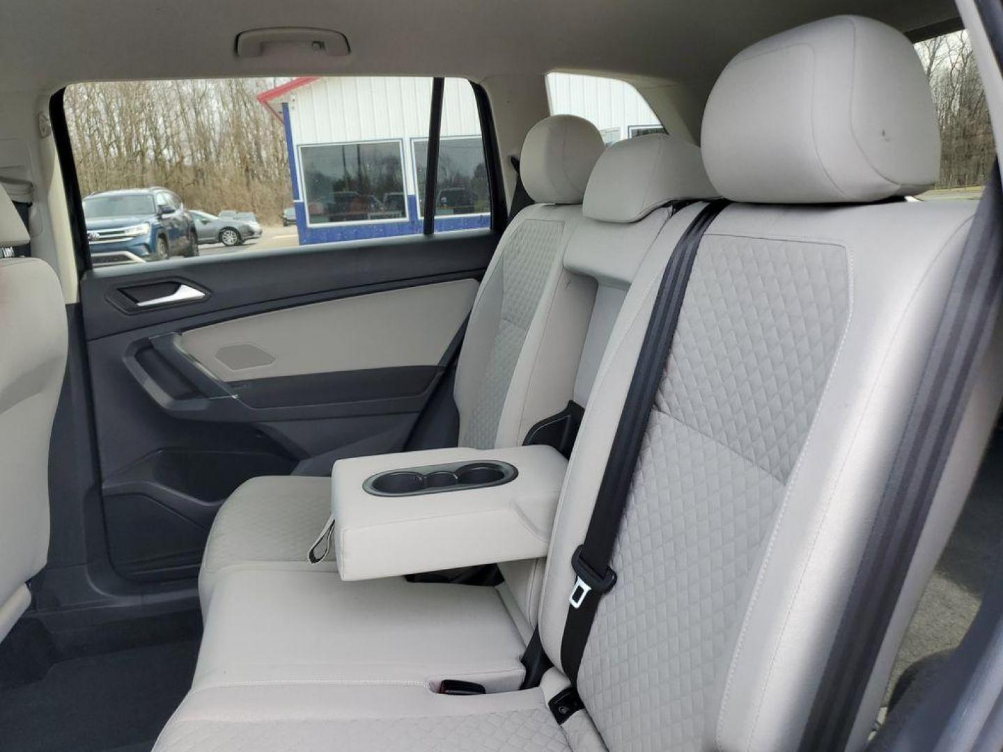2020 Deep Black Pearl /Storm Gray Volkswagen Tiguan S 4Motion (3VV0B7AX6LM) with an 2.0L L4 DOHC 16V TURBO engine, 8A transmission, located at 6064 Gull Rd, Kalamazoo, MI, 49048, (269) 222-0088, 42.328388, -85.512924 - For sale: a 2020 Volkswagen Tiguan S 4Motion, a perfect blend of style, versatility, and reliability. This exceptional AWD SUV is powered by a robust 4-cylinder, 2.0L engine, offering a smooth and efficient driving experience. With a CARFAX Clean Report, this vehicle assures peace of mind and a hist - Photo#6