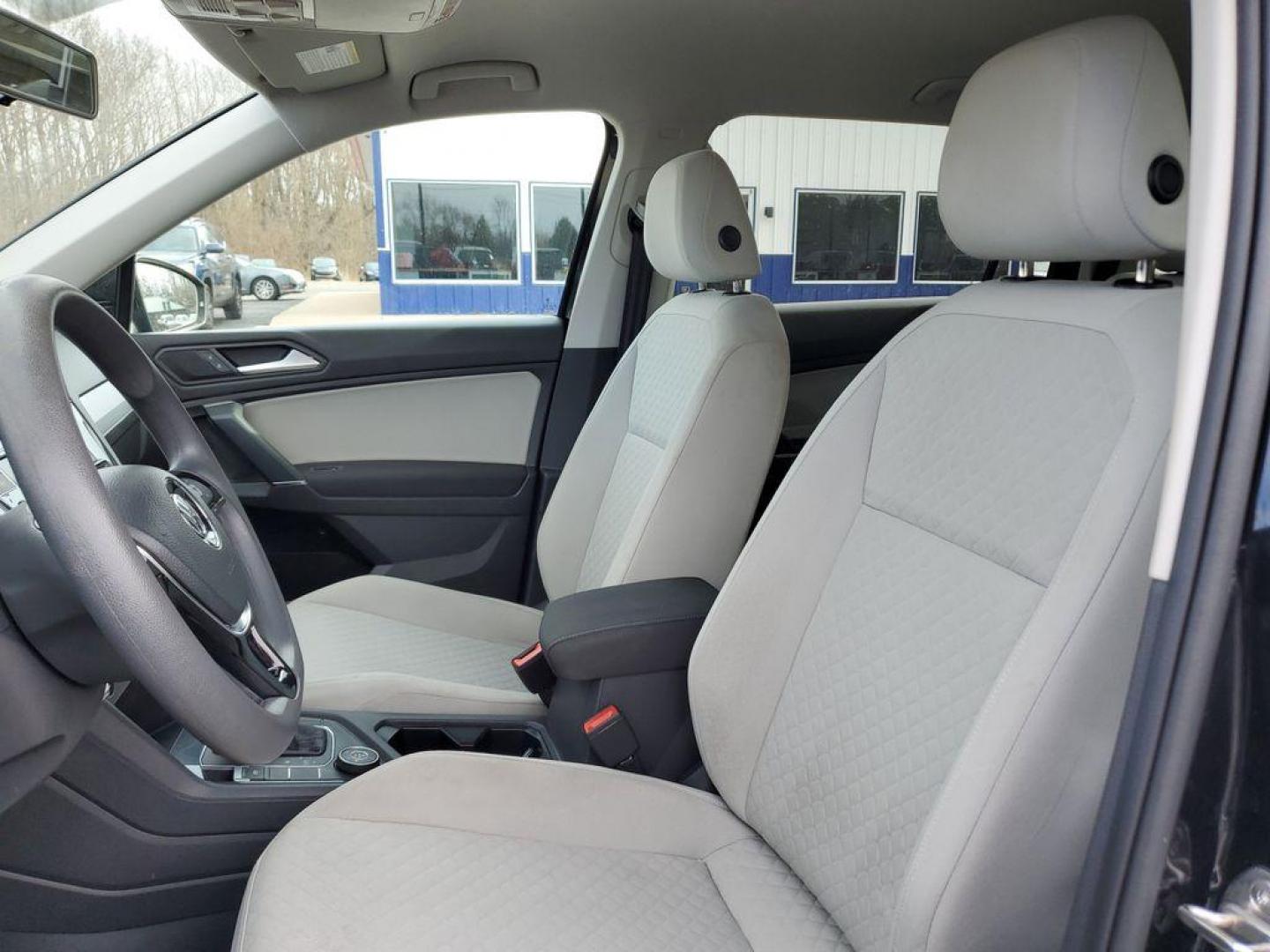2020 Deep Black Pearl /Storm Gray Volkswagen Tiguan S 4Motion (3VV0B7AX6LM) with an 2.0L L4 DOHC 16V TURBO engine, 8A transmission, located at 6064 Gull Rd, Kalamazoo, MI, 49048, (269) 222-0088, 42.328388, -85.512924 - For sale: a 2020 Volkswagen Tiguan S 4Motion, a perfect blend of style, versatility, and reliability. This exceptional AWD SUV is powered by a robust 4-cylinder, 2.0L engine, offering a smooth and efficient driving experience. With a CARFAX Clean Report, this vehicle assures peace of mind and a hist - Photo#11