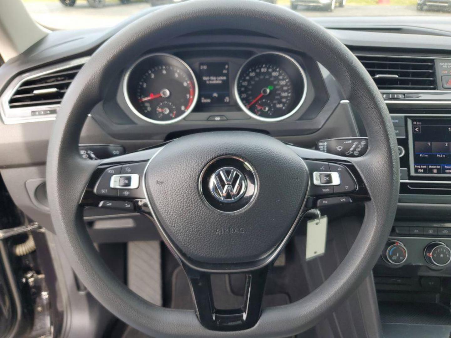 2020 Deep Black Pearl /Storm Gray Volkswagen Tiguan S 4Motion (3VV0B7AX6LM) with an 2.0L L4 DOHC 16V TURBO engine, 8A transmission, located at 6064 Gull Rd, Kalamazoo, MI, 49048, (269) 222-0088, 42.328388, -85.512924 - For sale: a 2020 Volkswagen Tiguan S 4Motion, a perfect blend of style, versatility, and reliability. This exceptional AWD SUV is powered by a robust 4-cylinder, 2.0L engine, offering a smooth and efficient driving experience. With a CARFAX Clean Report, this vehicle assures peace of mind and a hist - Photo#14