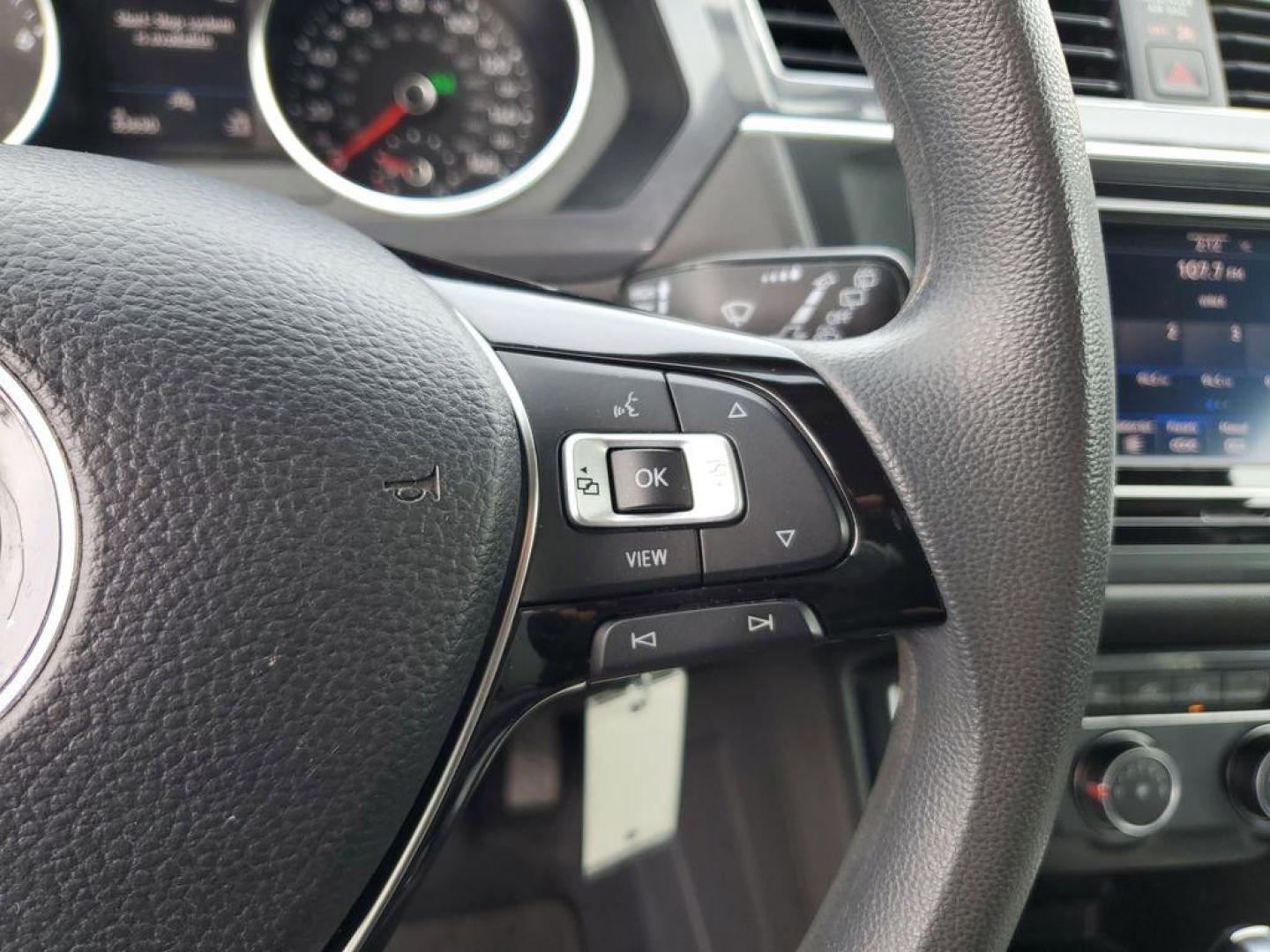 2020 Deep Black Pearl /Storm Gray Volkswagen Tiguan S 4Motion (3VV0B7AX6LM) with an 2.0L L4 DOHC 16V TURBO engine, 8A transmission, located at 6064 Gull Rd, Kalamazoo, MI, 49048, (269) 222-0088, 42.328388, -85.512924 - For sale: a 2020 Volkswagen Tiguan S 4Motion, a perfect blend of style, versatility, and reliability. This exceptional AWD SUV is powered by a robust 4-cylinder, 2.0L engine, offering a smooth and efficient driving experience. With a CARFAX Clean Report, this vehicle assures peace of mind and a hist - Photo#16