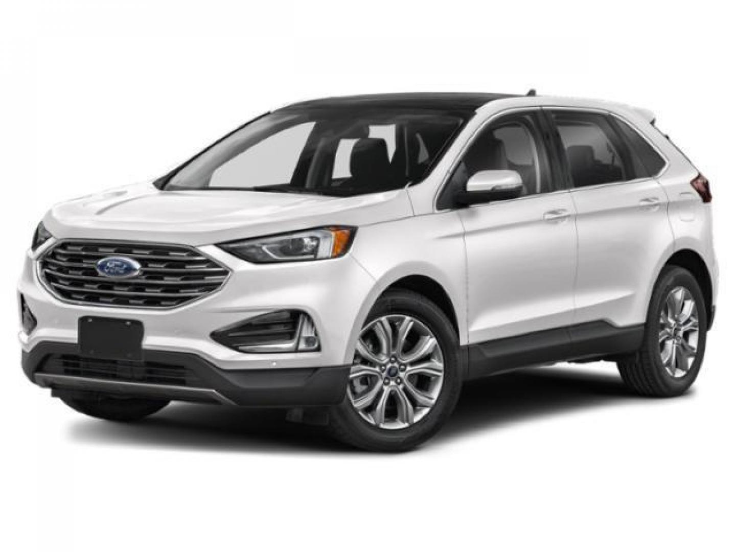 2021 Star White Metallic Tri-Coat /Ebony Ford Edge Titanium AWD (2FMPK4K94MB) with an 2.0L L4 DOHC 16V engine, 6A transmission, located at 6064 Gull Rd, Kalamazoo, MI, 49048, (269) 222-0088, 42.328388, -85.512924 - Introducing the 2021 Ford Edge Titanium, a pristine choice for those seeking a sophisticated blend of performance and luxury. With 0 miles on the odometer, this vehicle offers a virtually brand-new driving experience. Powered by a robust 4-cylinder, 2.0L engine and equipped with all-wheel drive, the - Photo#0