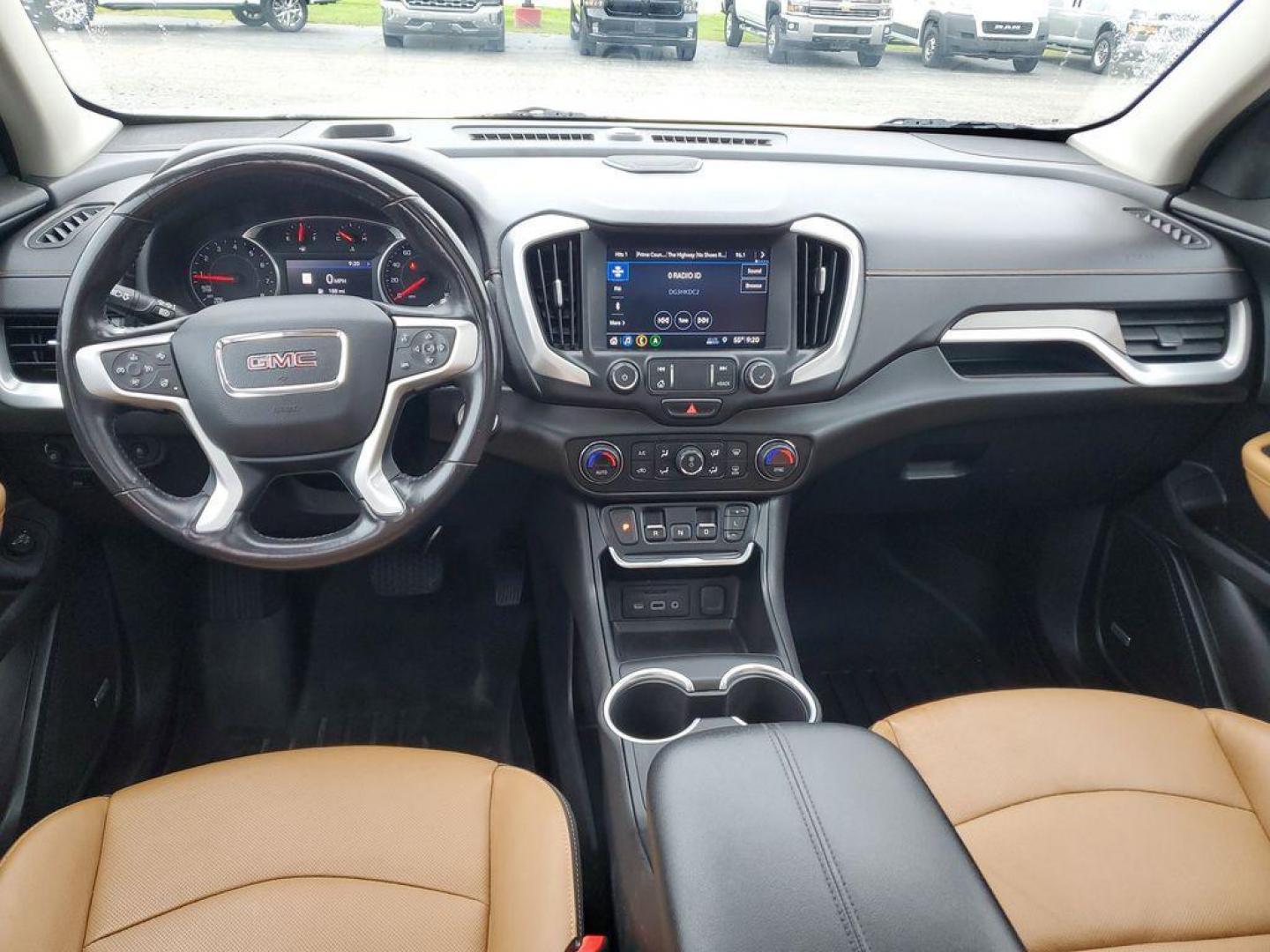 2021 Summit White /Brandy/Jet Black GMC Terrain SLT AWD (3GKALVEV6ML) with an 1.4L L4 DOHC 16V TURBO engine, 6A transmission, located at 6064 Gull Rd, Kalamazoo, MI, 49048, (269) 222-0088, 42.328388, -85.512924 - Discover the perfect blend of style, performance, and luxury with this stunning 2021 GMC Terrain SLT. This dynamic SUV is designed to elevate your driving experience with its impressive array of features and sophisticated design. Equipped with a robust AWD system, this GMC Terrain ensures confident - Photo#8