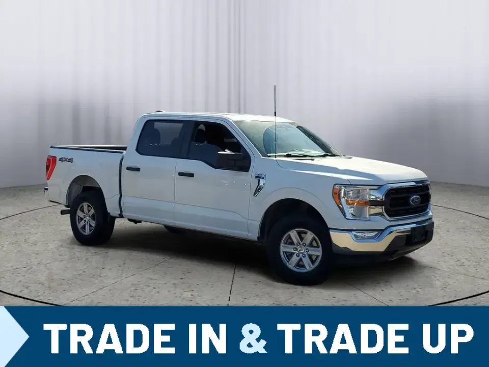 2021 Oxford White /Black/Medium Dark Slate Ford F-150 XLT (1FTFW1E83MF) with an V6, 3.5L engine, 10-speed automatic transmission, located at 6064 Gull Rd, Kalamazoo, MI, 49048, (269) 222-0088, 42.328388, -85.512924 - **Unleash Your Adventure with the 2021 Ford F-150 Lariat SuperCrew in Battle Creek, MI!**<br /> <br /> Are you ready to elevate your lifestyle with a powerful pickup? The 2021 Ford F-150 Lariat SuperCrew is your perfect companion for weekend adventures, family outings, or simply navigating daily com - Photo#0