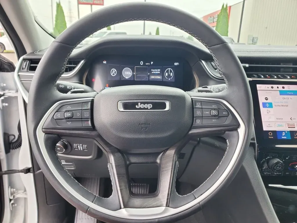 2023 Bright White Clearcoat /Global Black Jeep Grand Cherokee Limited (1C4RJKBG4P8) with an V6, 3.6L engine, 8-speed automatic transmission, located at 6064 Gull Rd, Kalamazoo, MI, 49048, (269) 222-0088, 42.328388, -85.512924 - **Unleash Your Adventurous Spirit with the 2023 Jeep Grand Cherokee L Limited 4WD!**<br /> <br /> Are you ready to elevate your family adventures, road trips, or weekend getaways? The 2023 Jeep Grand Cherokee L Limited 4WD is not just a vehicle; it's your passport to unforgettable experiences. Perfe - Photo#20