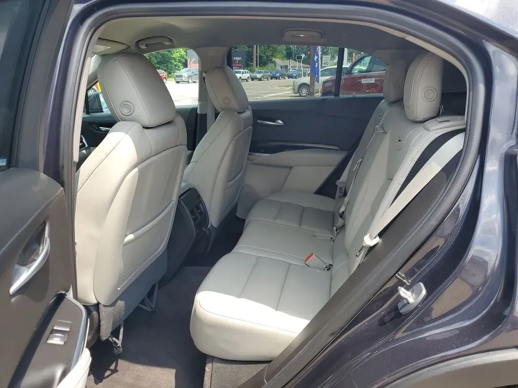 2023 Galactic Gray Metallic /Light Platinum/Jet Black Cadillac XT4 AWD Premium Luxury (1GYFZDR42PF) with an 4 Cyl, 2.0L engine, 9-speed automatic transmission, located at 6064 Gull Rd, Kalamazoo, MI, 49048, (269) 222-0088, 42.328388, -85.512924 - **Experience Luxury and Versatility with the 2023 Cadillac XT4 at AutoMaxx - Battle Creek!**<br /> <br /> Are you in search of an SUV that effortlessly combines luxury, performance, and practicality? Look no further than the stunning 2023 Cadillac XT4, now available at AutoMaxx, your premier pre-own - Photo#28