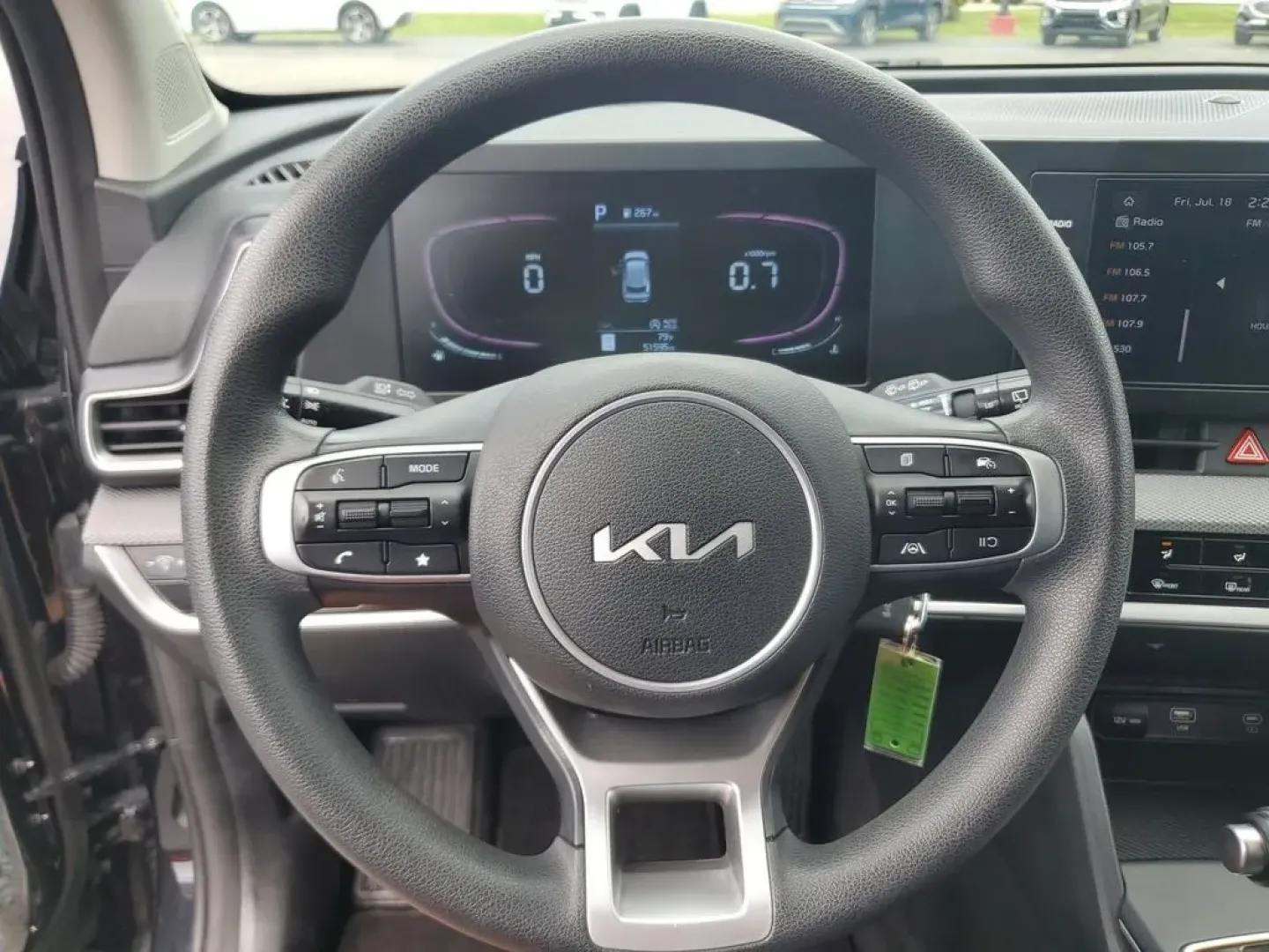 2024 Fusion Black /BLACK Kia Sportage LX (KNDPUCDFXR7) with an 4 Cyl, 2.5L engine, 8-speed automatic transmission, located at 6064 Gull Rd, Kalamazoo, MI, 49048, (269) 222-0088, 42.328388, -85.512924 - Discover the perfect blend of style, performance, and technology with this pre-owned 2024 Kia Sportage LX featuring AWD. This versatile SUV is equipped with a robust 4-cylinder, 2.5L engine, ensuring a dynamic driving experience coupled with impressive fuel efficiency. The Kia Sportage LX is designe - Photo#15