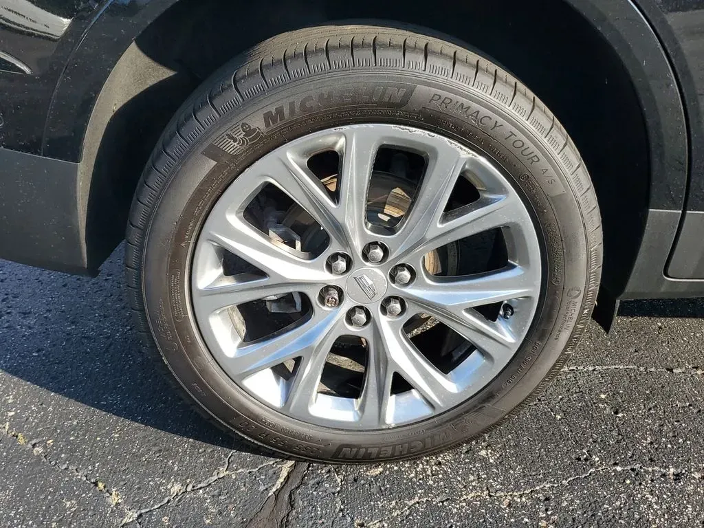 2021 Stellar Black Metallic /Jet Black Cadillac XT5 AWD Sport (1GYKNGRSXMZ) with an V6, 3.6L engine, 9-speed automatic transmission, located at 6064 Gull Rd, Kalamazoo, MI, 49048, (269) 222-0088, 42.328388, -85.512924 - Unleash adventure with the stunning 2021 Cadillac XT5 Sport AWD - a perfect blend of luxury, comfort, and versatility ideal for both daily commutes and weekend getaways. Whether you're transporting the family to the Kalamazoo Institute of Arts or embarking on a scenic drive through the picturesque c - Photo#5