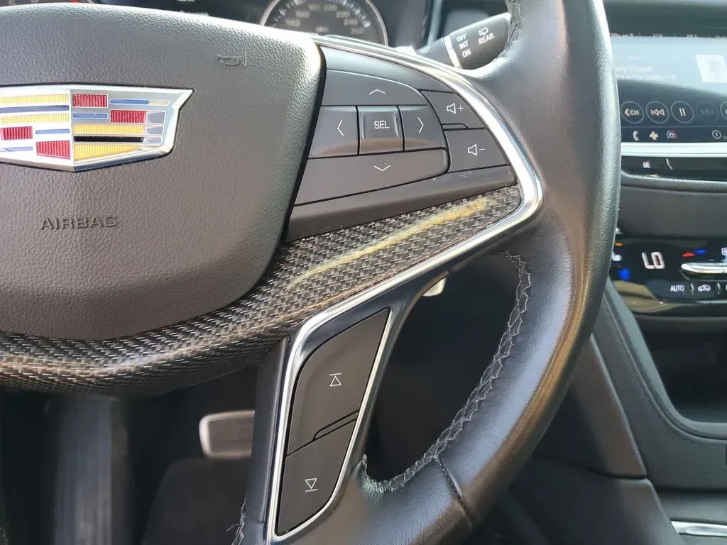 2021 Stellar Black Metallic /Jet Black Cadillac XT5 AWD Sport (1GYKNGRSXMZ) with an V6, 3.6L engine, 9-speed automatic transmission, located at 6064 Gull Rd, Kalamazoo, MI, 49048, (269) 222-0088, 42.328388, -85.512924 - Unleash adventure with the stunning 2021 Cadillac XT5 Sport AWD - a perfect blend of luxury, comfort, and versatility ideal for both daily commutes and weekend getaways. Whether you're transporting the family to the Kalamazoo Institute of Arts or embarking on a scenic drive through the picturesque c - Photo#23