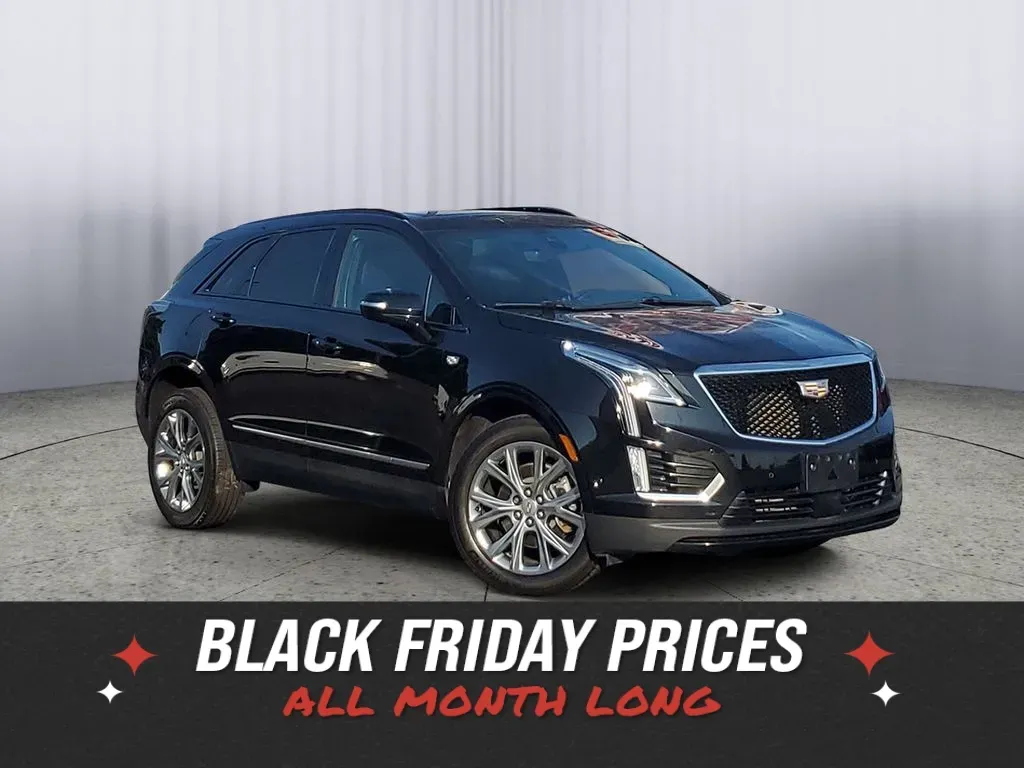 2021 Stellar Black Metallic /Jet Black Cadillac XT5 AWD Sport (1GYKNGRSXMZ) with an V6, 3.6L engine, 9-speed automatic transmission, located at 6064 Gull Rd, Kalamazoo, MI, 49048, (269) 222-0088, 42.328388, -85.512924 - Unleash adventure with the stunning 2021 Cadillac XT5 Sport AWD - a perfect blend of luxury, comfort, and versatility ideal for both daily commutes and weekend getaways. Whether you're transporting the family to the Kalamazoo Institute of Arts or embarking on a scenic drive through the picturesque c - Photo#0