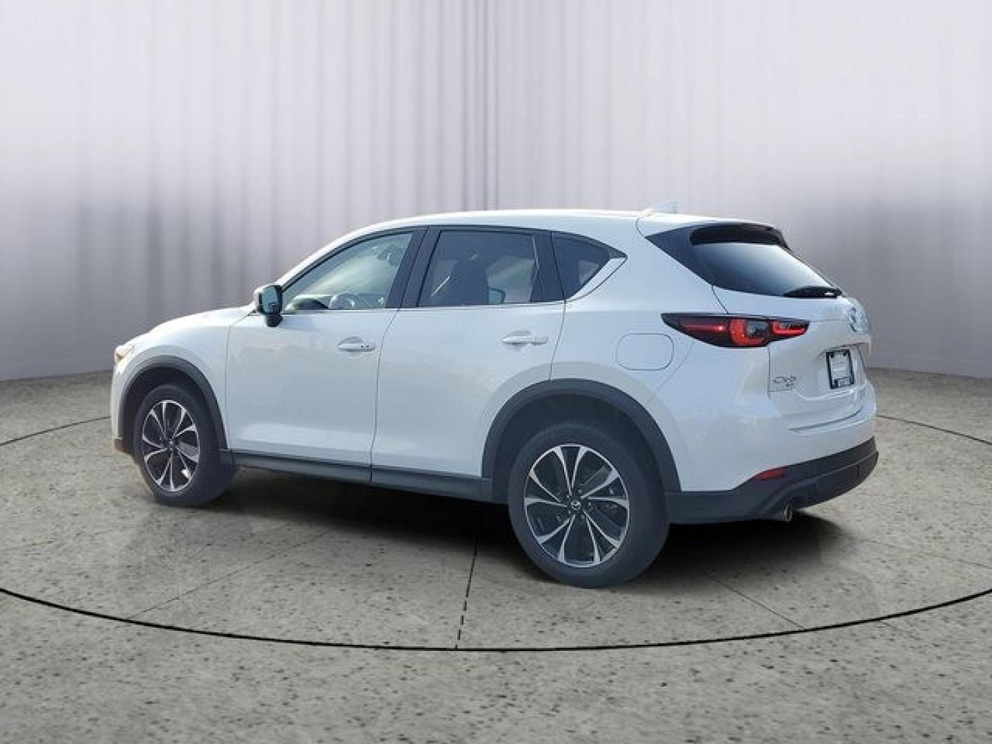 2023 White Metallic /Black Mazda CX-5 2.5 S Premium Package (JM3KFBDM2P0) with an SKYACTIV 2.5L 4-Cylinder DOHC 16V engine, Automatic transmission, located at 6064 Gull Rd, Kalamazoo, MI, 49048, (269) 222-0088, 42.328388, -85.512924- Photo#2