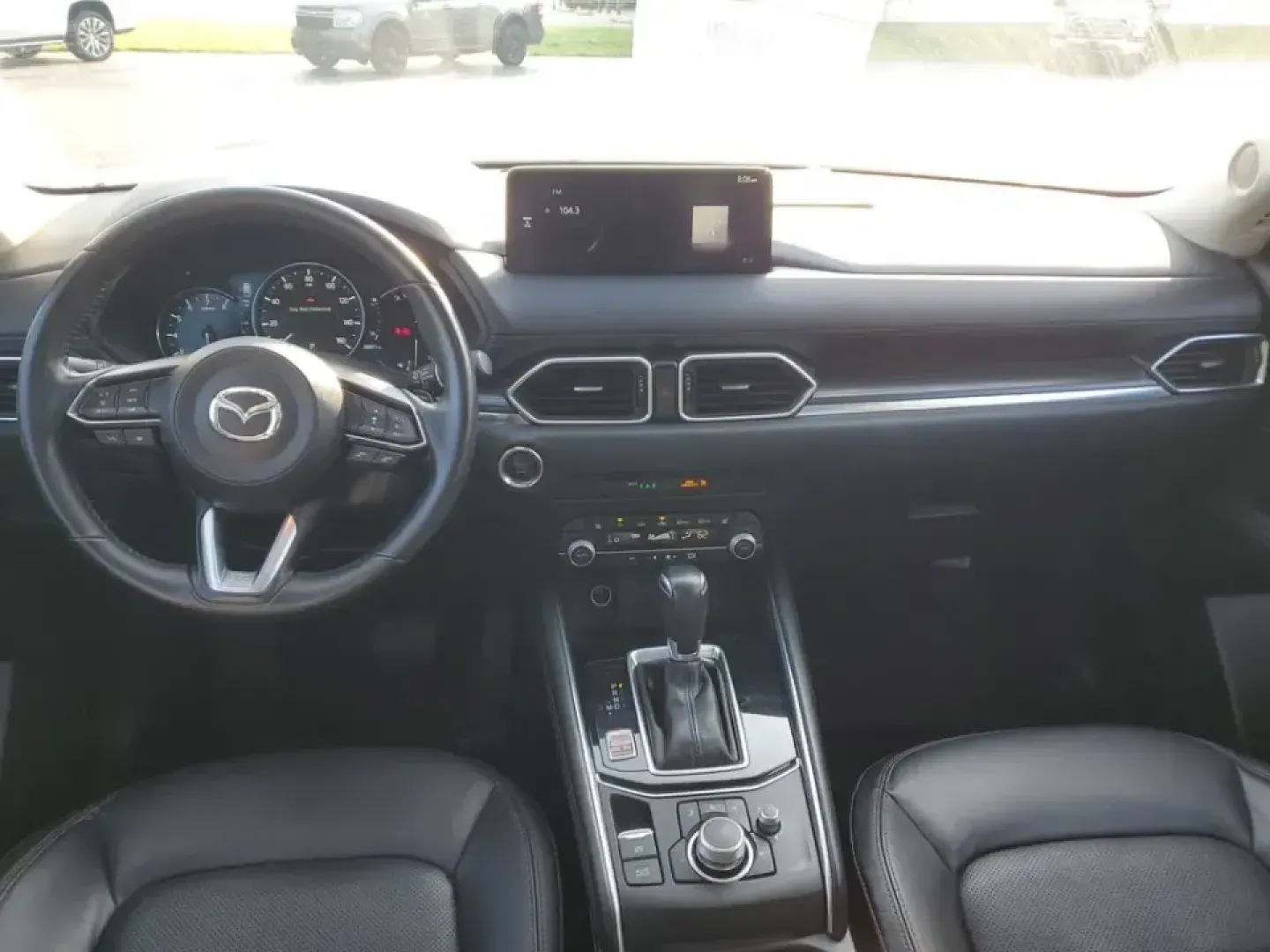 2023 White Metallic /Black Mazda CX-5 2.5 S Premium Package (JM3KFBDM2P0) with an SKYACTIV 2.5L 4-Cylinder DOHC 16V engine, Automatic transmission, located at 6064 Gull Rd, Kalamazoo, MI, 49048, (269) 222-0088, 42.328388, -85.512924- Photo#38
