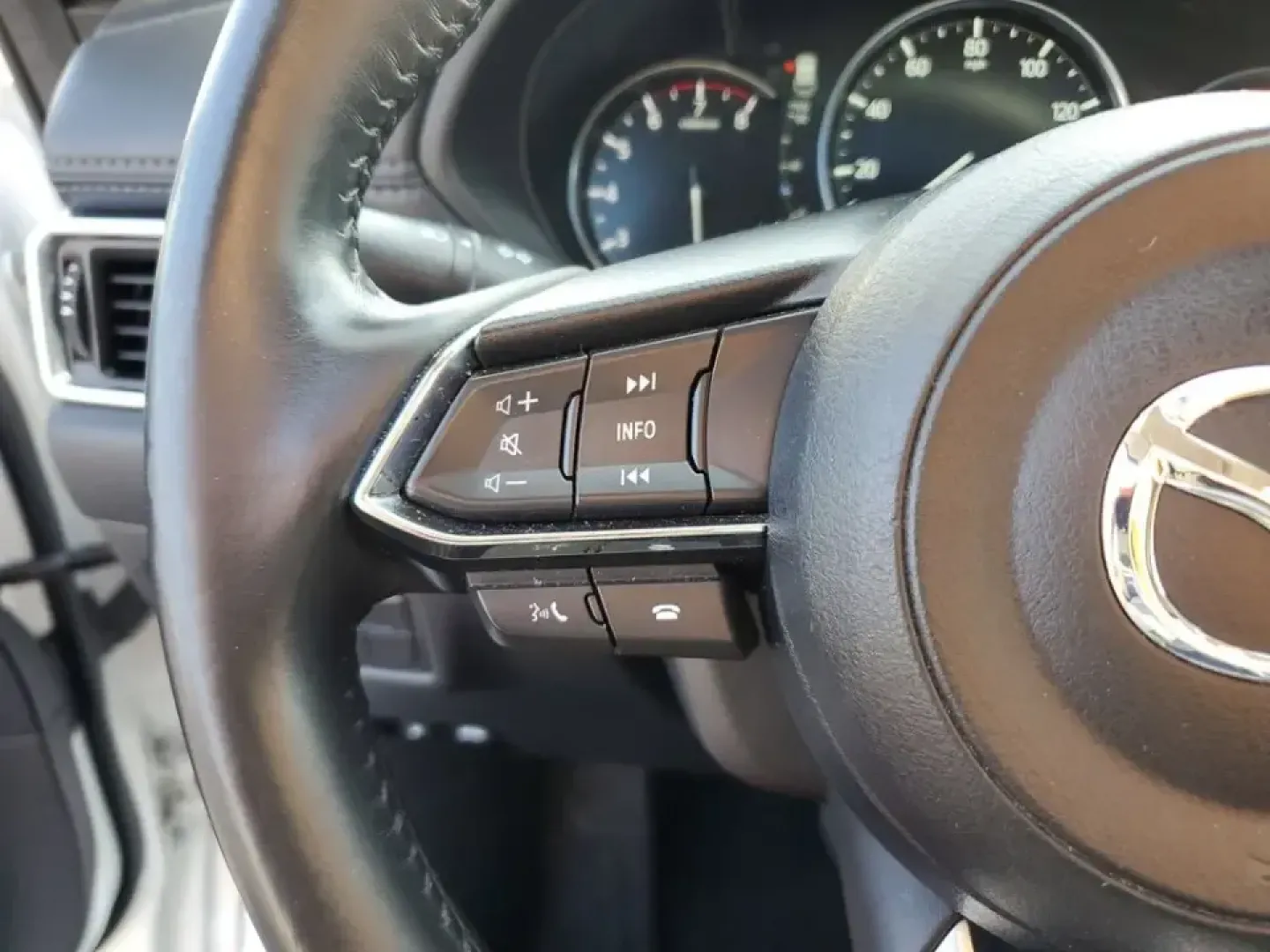 2023 White Metallic /Black Mazda CX-5 2.5 S Premium Package (JM3KFBDM2P0) with an SKYACTIV 2.5L 4-Cylinder DOHC 16V engine, Automatic transmission, located at 6064 Gull Rd, Kalamazoo, MI, 49048, (269) 222-0088, 42.328388, -85.512924- Photo#47