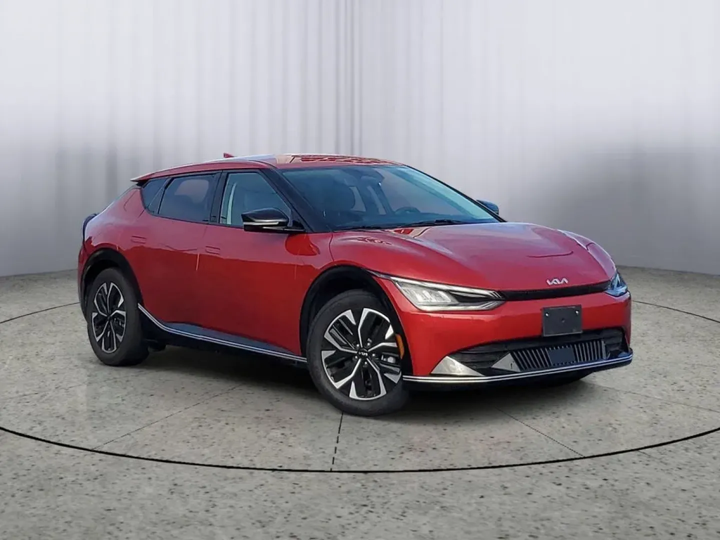2024 Runway Red /Black Kia EV6 Wind (KNDC3DLCXR5) with an Electric Motor engine, 1-speed automatic transmission, located at 6064 Gull Rd, Kalamazoo, MI, 49048, (269) 222-0088, 42.328388, -85.512924 - Transform your daily commute into an exhilarating adventure with the 2024 Kia EV6 GT-Line 4WD, available now at AutoMaxx - Kalamazoo. Located at 6064 Gull Rd, Kalamazoo, MI 49048, AutoMaxx is your trusted pre-owned dealership specializing in quality used vehicles that cater to your lifestyle needs. - Photo#1