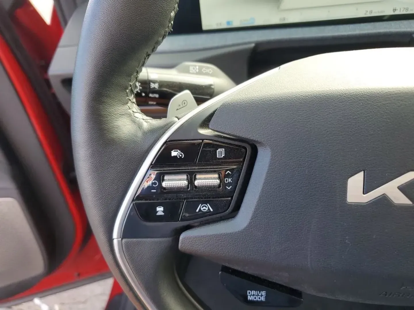 2024 Runway Red /Black Kia EV6 Wind (KNDC3DLCXR5) with an Electric Motor engine, 1-speed automatic transmission, located at 6064 Gull Rd, Kalamazoo, MI, 49048, (269) 222-0088, 42.328388, -85.512924 - Transform your daily commute into an exhilarating adventure with the 2024 Kia EV6 GT-Line 4WD, available now at AutoMaxx - Kalamazoo. Located at 6064 Gull Rd, Kalamazoo, MI 49048, AutoMaxx is your trusted pre-owned dealership specializing in quality used vehicles that cater to your lifestyle needs. - Photo#21