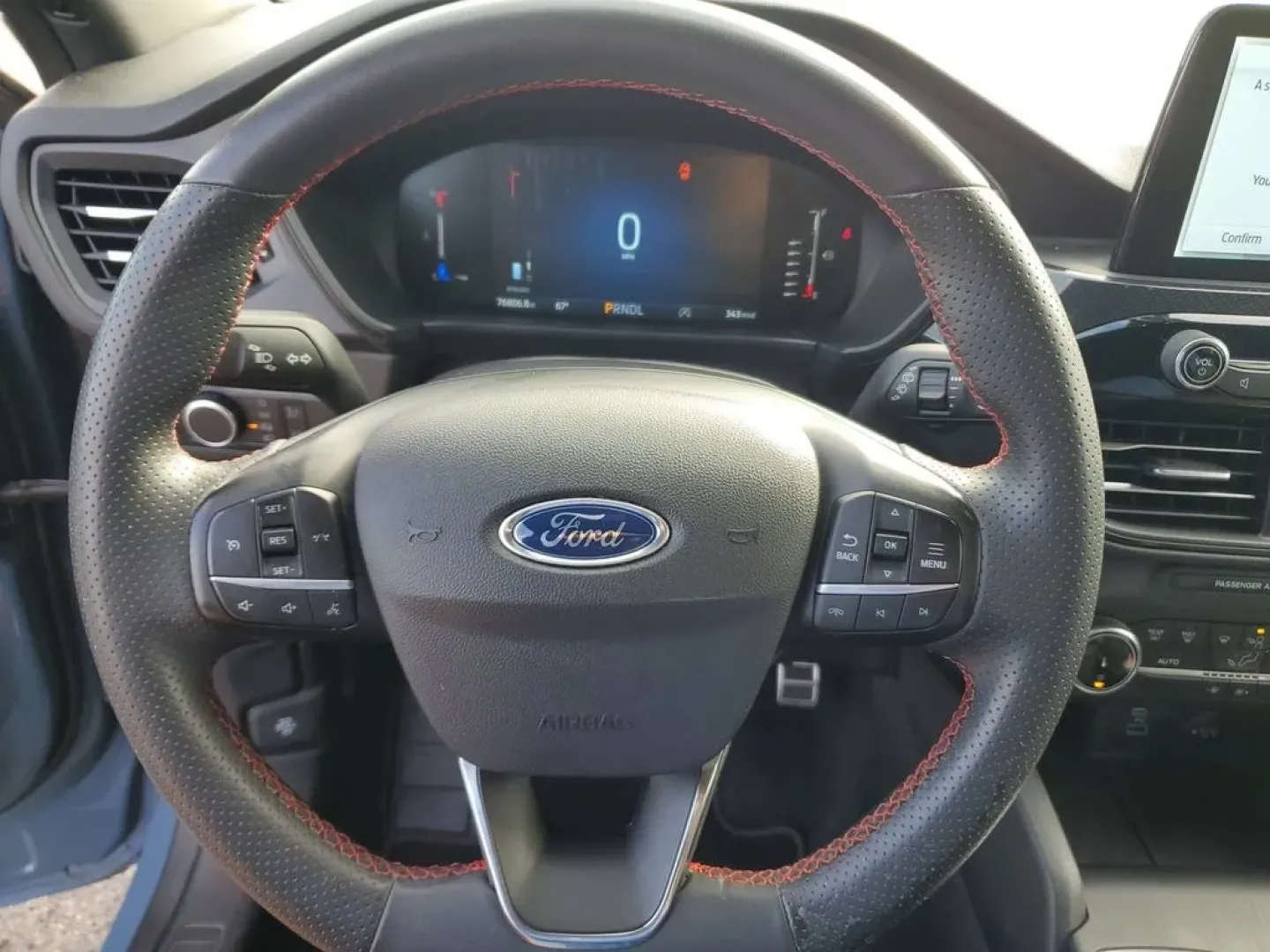 2023 Vapor Blue Metallic /Ebony Ford Escape ST-Line (1FMCU0MN4PU) with an 3 Cyl, 1.5L engine, 8-speed automatic transmission, located at 6064 Gull Rd, Kalamazoo, MI, 49048, (269) 222-0088, 42.328388, -85.512924 - Discover the exceptional performance and sleek design of the 2023 Ford Escape ST Line. This pre-owned model, now available at our dealership, offers an impressive combination of style, efficiency, and advanced technology. Powered by a fuel-efficient 3-cylinder, 1.5L engine, this Front Wheel Drive (F - Photo#18