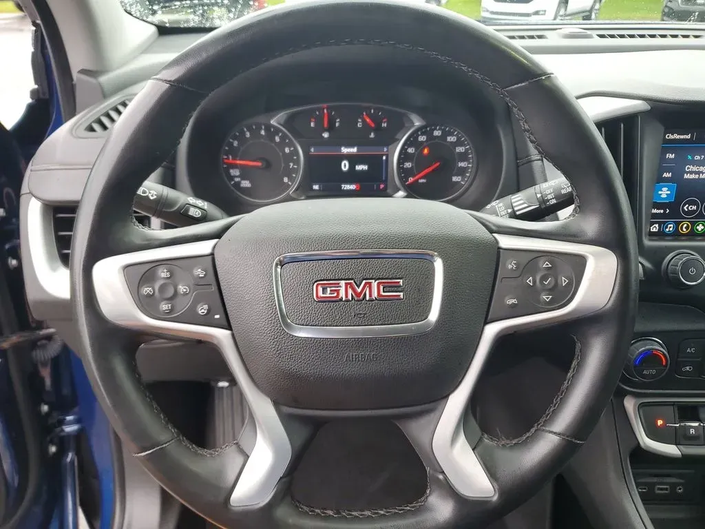 2023 Marine Metallic /Jet Black GMC Terrain SLT (3GKALVEG1PL) with an 4 Cyl, 1.5L engine, 9-speed automatic transmission, located at 6064 Gull Rd, Kalamazoo, MI, 49048, (269) 222-0088, 42.328388, -85.512924 - Are you ready to elevate your adventures and ensure that every journey is both comfortable and stylish? Look no further than this stunning 2023 GMC Terrain SLT AWD, available now at AutoMaxx - Kalamazoo. Whether you're navigating the daily commute, heading off to family outings, or hitting the open - Photo#18