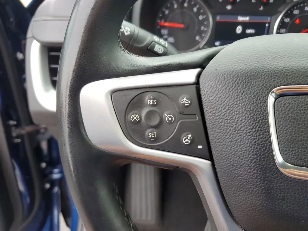 2023 Marine Metallic /Jet Black GMC Terrain SLT (3GKALVEG1PL) with an 4 Cyl, 1.5L engine, 9-speed automatic transmission, located at 6064 Gull Rd, Kalamazoo, MI, 49048, (269) 222-0088, 42.328388, -85.512924 - Are you ready to elevate your adventures and ensure that every journey is both comfortable and stylish? Look no further than this stunning 2023 GMC Terrain SLT AWD, available now at AutoMaxx - Kalamazoo. Whether you're navigating the daily commute, heading off to family outings, or hitting the open - Photo#19