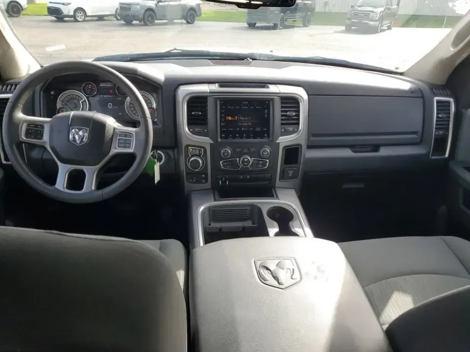 2023 Bright White Clearcoat /Diesel Gray/Black Ram 1500 SLT (1C6RR7LG0PS) with an V6, 3.6L engine, 8-speed automatic transmission, located at 6064 Gull Rd, Kalamazoo, MI, 49048, (269) 222-0088, 42.328388, -85.512924 - Looking for a robust truck that's ready to tackle your next adventure or job? Your search can end here! At AutoMaxx in Kalamazoo, MI, we are thrilled to present this exceptional 2023 Ram 1500 Tradesman Crew Cab 4WD, perfect for both work and play. Whether you are a growing family in need of a reliab - Photo#8