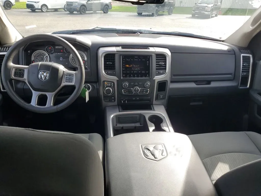 2023 Bright White Clearcoat /Diesel Gray/Black Ram 1500 SLT (1C6RR7LG0PS) with an V6, 3.6L engine, 8-speed automatic transmission, located at 6064 Gull Rd, Kalamazoo, MI, 49048, (269) 222-0088, 42.328388, -85.512924 - Looking for a robust truck that's ready to tackle your next adventure or job? Your search can end here! At AutoMaxx in Kalamazoo, MI, we are thrilled to present this exceptional 2023 Ram 1500 Tradesman Crew Cab 4WD, perfect for both work and play. Whether you are a growing family in need of a reliab - Photo#9