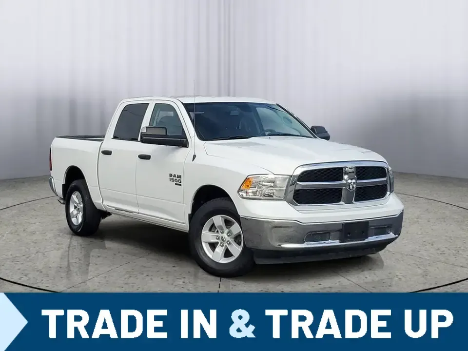 2023 Bright White Clearcoat /Diesel Gray/Black Ram 1500 SLT (1C6RR7LG0PS) with an V6, 3.6L engine, 8-speed automatic transmission, located at 6064 Gull Rd, Kalamazoo, MI, 49048, (269) 222-0088, 42.328388, -85.512924 - Looking for a robust truck that's ready to tackle your next adventure or job? Your search can end here! At AutoMaxx in Kalamazoo, MI, we are thrilled to present this exceptional 2023 Ram 1500 Tradesman Crew Cab 4WD, perfect for both work and play. Whether you are a growing family in need of a reliab - Photo#0