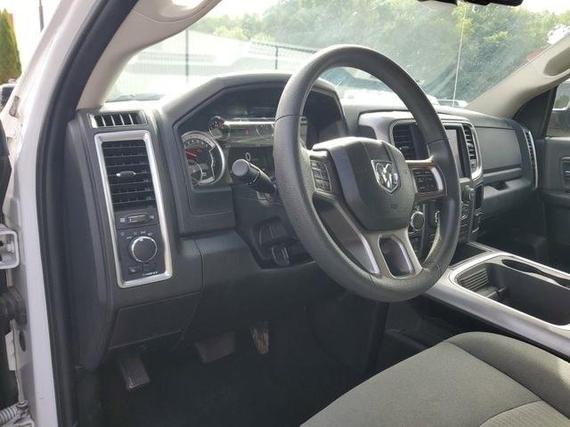 2023 Bright White Clearcoat /Diesel Gray/Black Ram 1500 Classic SLT (1C6RR7LG0PS) with an 3.6L V6 24V VVT engine, Automatic transmission, located at 6064 Gull Rd, Kalamazoo, MI, 49048, (269) 222-0088, 42.328388, -85.512924- Photo#13