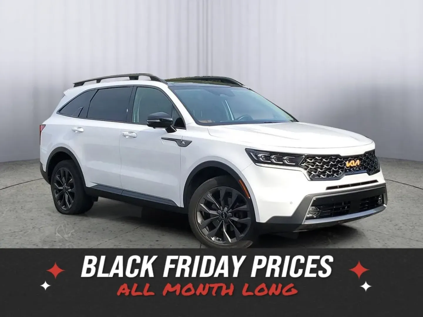 2022 /Black Kia Sorento X-Line SX Prestige (5XYRKDLF0NG) with an 4 Cyl, 2.5L engine, 8-speed auto-shift manual transmission, located at 6064 Gull Rd, Kalamazoo, MI, 49048, (269) 222-0088, 42.328388, -85.512924 - **Unleash Adventure with the 2022 Kia Sorento X-Line SX Prestige at AutoMaxx - Kalamazoo!**<br /> <br /> Are you ready to elevate your family outings, weekend adventures, or daily commutes? Look no further than this stunning 2022 Kia Sorento X-Line SX Prestige, your gateway to a lifestyle filled wit - Photo#0