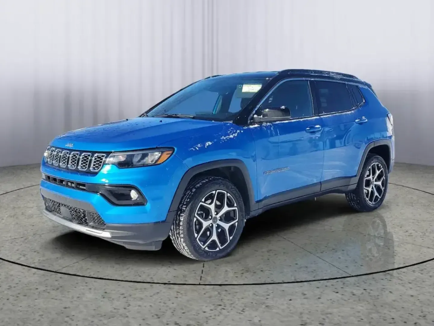 2025 /Black Jeep Compass Limited (3C4NJDCNXST) with an 4 Cyl, 2.0L engine, 8-speed automatic transmission, located at 6064 Gull Rd, Kalamazoo, MI, 49048, (269) 222-0088, 42.328388, -85.512924 - Pack up for a Lake Michigan weekend, tackle snowy I-94 commutes, or run the daily school-and-groceries loop around Kalamazoo-this 2025 Jeep Compass Limited 4WD is built for real-life Michigan driving with the comfort and tech that makes every mile feel easier. With its eye-catching Hydro Blue Pearlc- Photo#1