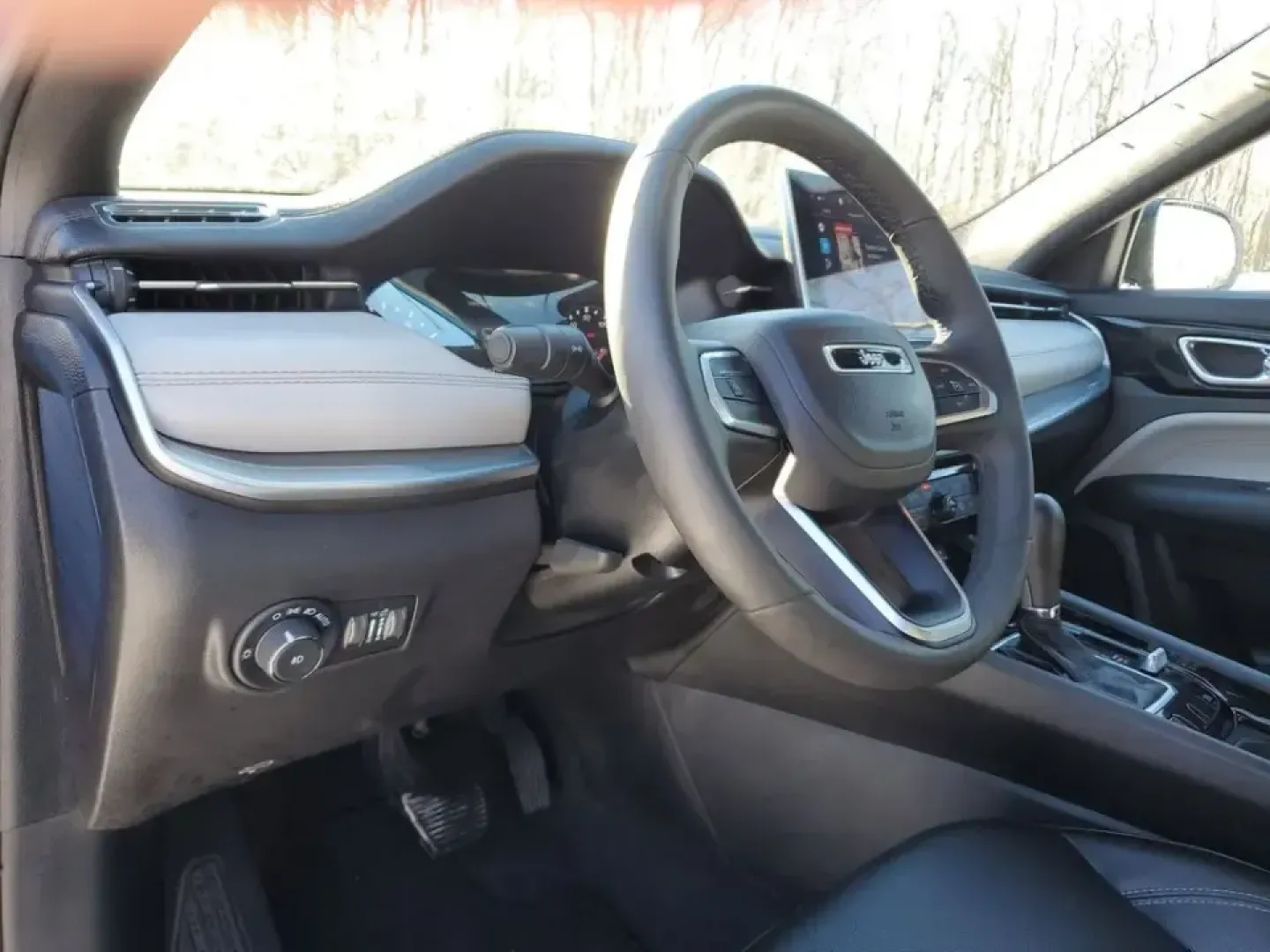 2025 /Black Jeep Compass Limited (3C4NJDCNXST) with an 4 Cyl, 2.0L engine, 8-speed automatic transmission, located at 6064 Gull Rd, Kalamazoo, MI, 49048, (269) 222-0088, 42.328388, -85.512924 - Pack up for a Lake Michigan weekend, tackle snowy I-94 commutes, or run the daily school-and-groceries loop around Kalamazoo-this 2025 Jeep Compass Limited 4WD is built for real-life Michigan driving with the comfort and tech that makes every mile feel easier. With its eye-catching Hydro Blue Pearlc- Photo#15