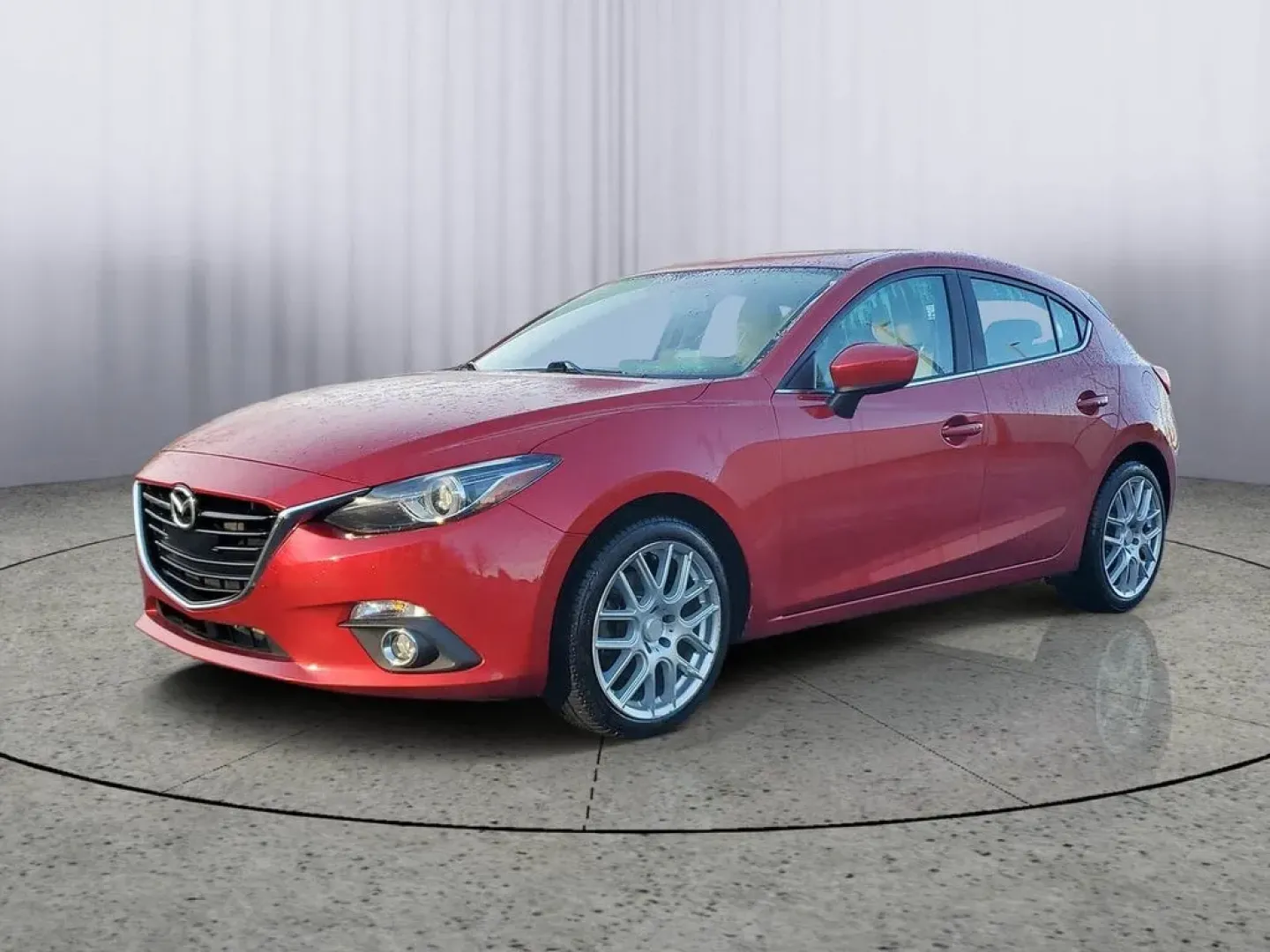 2014 /Almond Mazda Mazda3 s Grand Touring (JM1BM1M30E1) with an 4 Cyl, 2.5L engine, 6-speed automatic transmission, located at 6064 Gull Rd, Kalamazoo, MI, 49048, (269) 222-0088, 42.328388, -85.512924 - **Experience the Thrill of Driving with This 2014 Mazda3 Perfect for Your Active Lifestyle!**<br /> <br /> Are you ready to elevate your daily commute or weekend getaways? Look no further than this stunning 2014 Mazda3 s Grand Touring, a pre-owned gem waiting for its next adventure! With its sporty - Photo#1