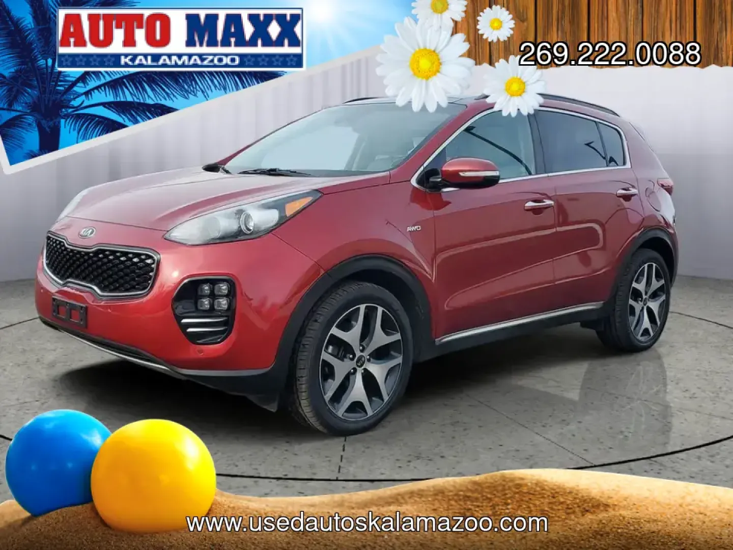 2018 /Gray Kia Sportage SX Turbo (KNDPRCA68J7) with an 4 Cyl, 2.0L engine, 6-speed automatic transmission, located at 6064 Gull Rd, Kalamazoo, MI, 49048, (269) 222-0088, 42.328388, -85.512924 - **Adventure Awaits with the 2018 Kia Sportage SX Turbo at AutoMaxx - Kalamazoo!**<br /> <br /> If you're searching for the perfect blend of style, comfort, and functionality, look no further than the 2018 Kia Sportage SX Turbo. Ideal for weekend getaways or daily commutes, this pre-owned SUV is read- Photo#0