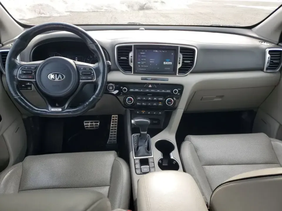 2018 /Gray Kia Sportage SX Turbo (KNDPRCA68J7) with an 4 Cyl, 2.0L engine, 6-speed automatic transmission, located at 6064 Gull Rd, Kalamazoo, MI, 49048, (269) 222-0088, 42.328388, -85.512924 - **Adventure Awaits with the 2018 Kia Sportage SX Turbo at AutoMaxx - Kalamazoo!**<br /> <br /> If you're searching for the perfect blend of style, comfort, and functionality, look no further than the 2018 Kia Sportage SX Turbo. Ideal for weekend getaways or daily commutes, this pre-owned SUV is read - Photo#10