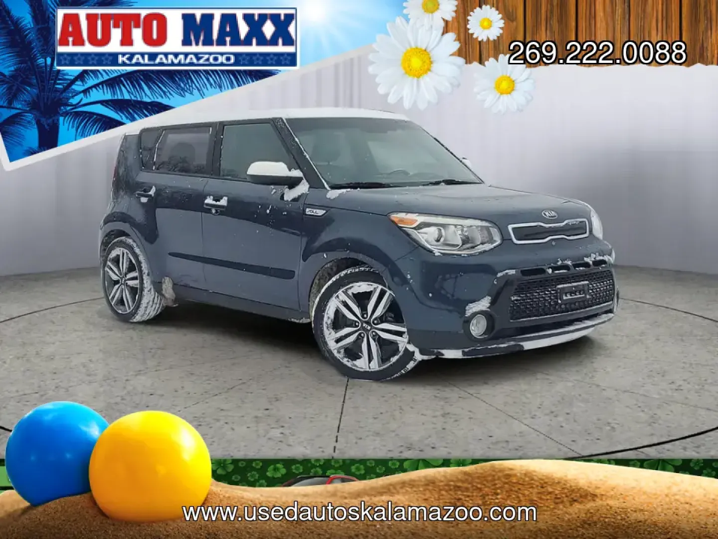 2016 /Brown 2-Tone Kia Soul + (KNDJP3A57G7) with an 4 Cyl, 2.0L engine, 6-speed automatic transmission, located at 6064 Gull Rd, Kalamazoo, MI, 49048, (269) 222-0088, 42.328388, -85.512924 - **Discover the Perfect Blend of Comfort and Style with This 2016 Kia Soul at AutoMaxx - Kalamazoo!**<br /> <br /> Are you ready to elevate your daily commute or embark on weekend adventures? Look no further than this stylish 2016 Kia Soul, available now at AutoMaxx - Kalamazoo. This pre-owned gem is- Photo#0