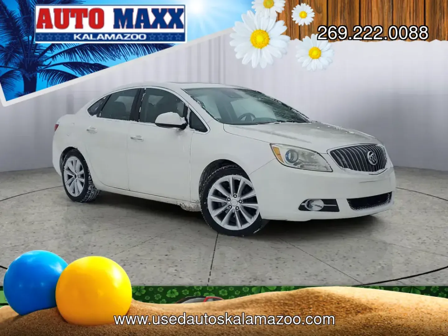2014 /Cashmere Buick Verano Convenience Group (1G4PR5SK1E4) with an 4 Cyl, 2.4L engine, 6-speed automatic transmission, located at 6064 Gull Rd, Kalamazoo, MI, 49048, (269) 222-0088, 42.328388, -85.512924 - **Experience Luxury and Comfort with the 2014 Buick Verano - Perfect for Your Daily Commute!**<br /> <br /> Are you searching for a vehicle that balances comfort, style, and practicality? Look no further than this stunning 2014 Buick Verano available now at AutoMaxx - Kalamazoo! Located at 6064 Gull- Photo#0