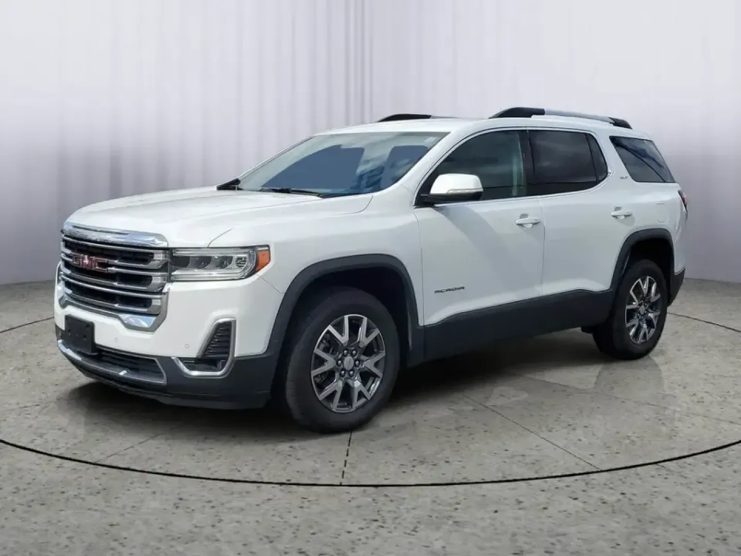 2023 /Jet Black GMC Acadia SLT (1GKKNML48PZ) with an 4 Cyl, 2.0L engine, 9-speed automatic transmission, located at 6064 Gull Rd, Kalamazoo, MI, 49048, (269) 222-0088, 42.328388, -85.512924 - Need a road-trip-ready SUV that can handle school drop-offs, long commutes across town, and weekend escapes to Lake Michigan without feeling cramped? This **2023 GMC Acadia SLT** delivers the comfort and tech families and busy professionals want, with three-row flexibility and a smooth, efficient tu - Photo#1