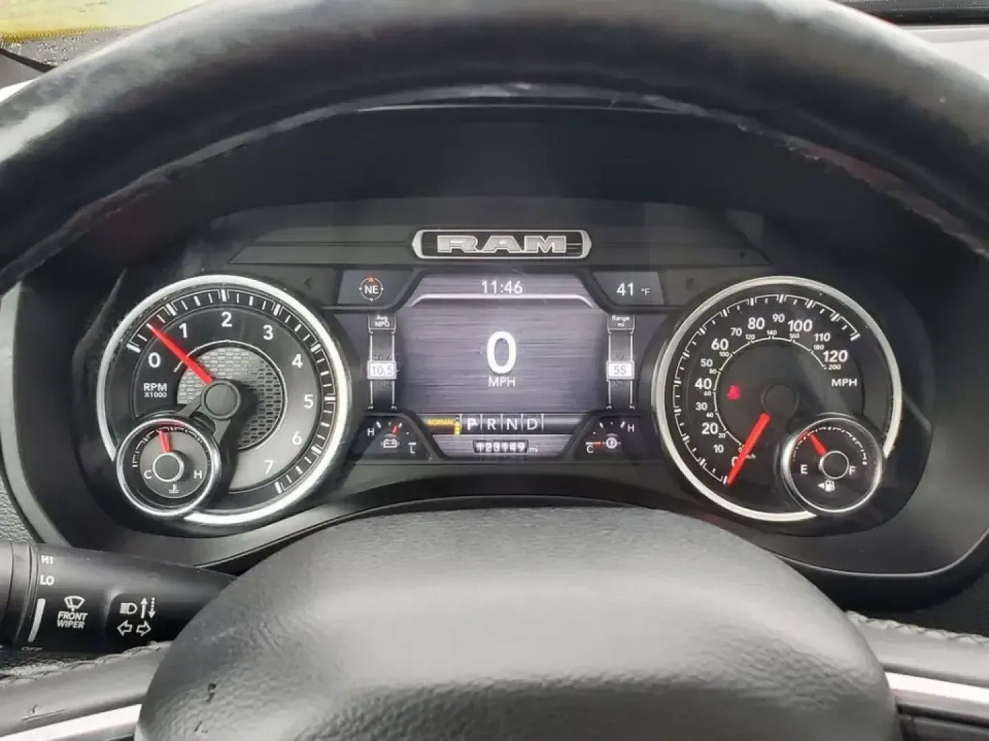 2019 /Black Ram 1500 Laramie (1C6SRFRT4KN) with an V8, 5.7L engine, 8-speed automatic transmission, located at 6064 Gull Rd, Kalamazoo, MI, 49048, (269) 222-0088, 42.328388, -85.512924 - Need a truck that can handle Michigan winters, weekend towing, and comfortable daily commuting from Kalamazoo to Portage or Battle Creek-without feeling like a bare-bones work rig? This 2019 Ram 1500 Laramie 4WD is built for real life: school runs, job sites, lake weekends, and long highway stretche - Photo#19