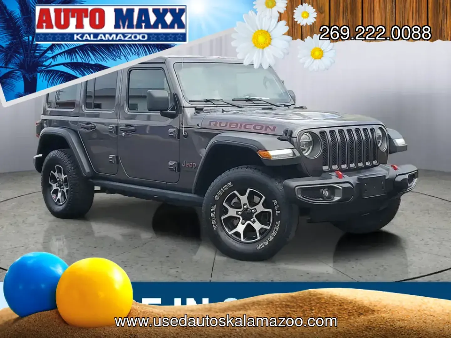 2021 /Black Jeep Wrangler Unlimited Rubicon (1C4HJXFN3MW) with an 4 Cyl, 2.0L engine, 8-speed automatic transmission, located at 6064 Gull Rd, Kalamazoo, MI, 49048, (269) 222-0088, 42.328388, -85.512924 - Whether your idea of a perfect weekend is a muddy two-track in the woods, a sunset cruise to Lake Michigan, or a snow-dusted commute across town, this 2021 Jeep Wrangler Unlimited Rubicon is built for the lifestyle that refuses to stay on pavement. With legendary Jeep capability, smart tech for ever - Photo#0