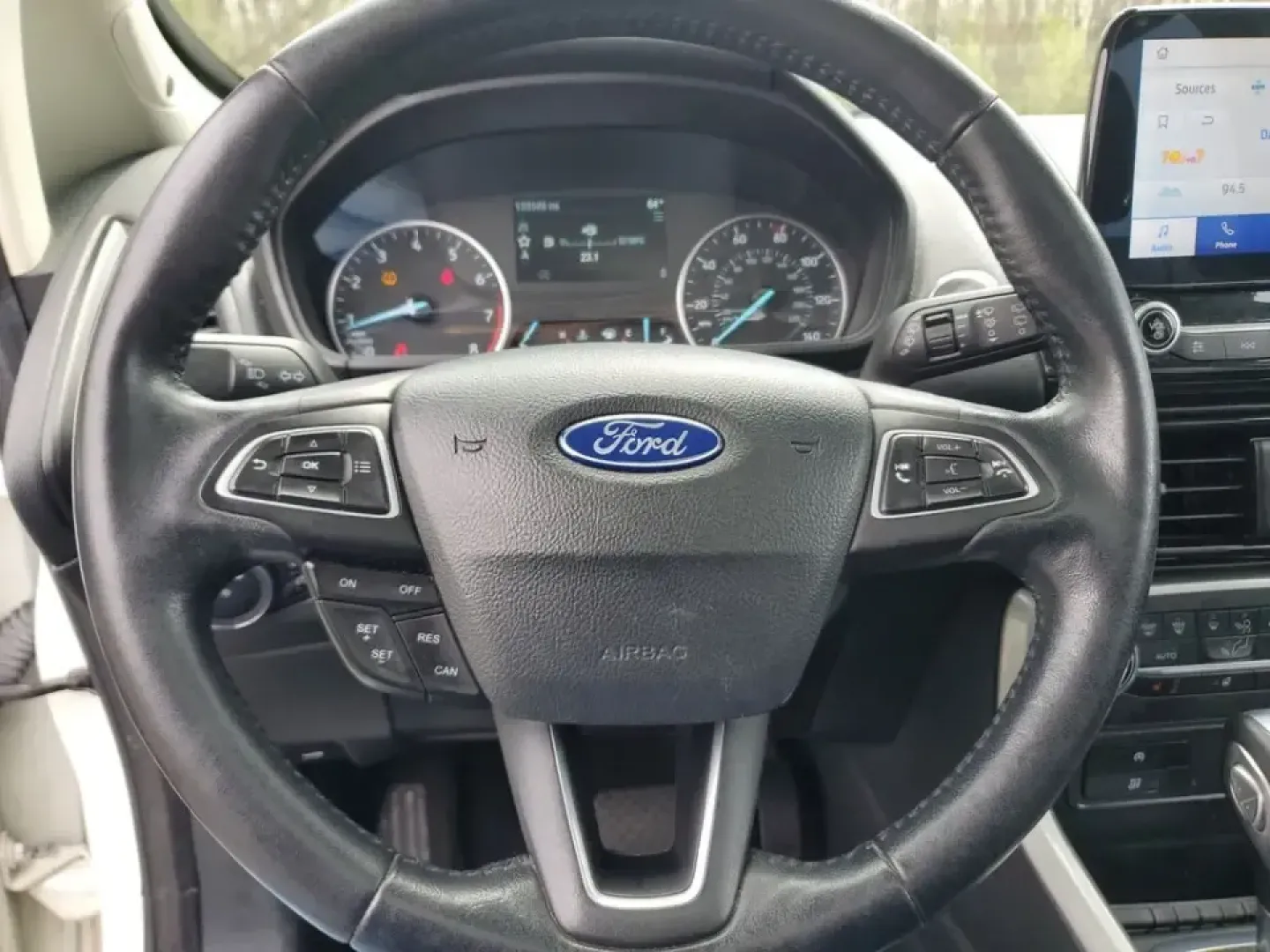 2020 /Ebony Black Ford Ecosport Titanium (MAJ6S3KL1LC) with an 4 Cyl, 2.0L engine, 6-speed automatic transmission, located at 6064 Gull Rd, Kalamazoo, MI, 49048, (269) 222-0088, 42.328388, -85.512924 - Whether your week is packed with long commutes down Gull Road, quick school drop-offs near Comstock, or spontaneous weekend escapes to the Kalamazoo River Valley Trail, this 2020 Ford EcoSport Titanium 4WD is built for real-life flexibility. It's the kind of compact SUV that fits easily into downtow - Photo#18
