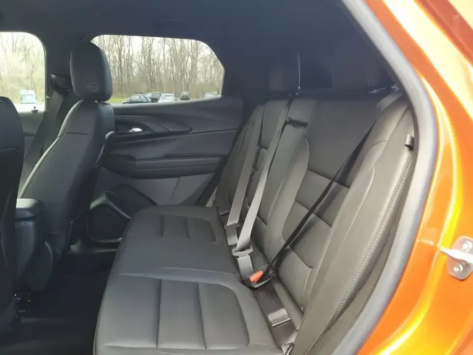 2023 /Jet Black w/Arizona Accents Chevrolet TrailBlazer ACTIV (KL79MSSL8PB) with an 3 Cyl, 1.3L engine, 9-speed automatic transmission, located at 6064 Gull Rd, Kalamazoo, MI, 49048, (269) 222-0088, 42.328388, -85.512924 - Pack up the gear, load the family, and point the nose toward a Michigan weekend-this 2023 Chevrolet TrailBlazer ACTIV AWD is the kind of small SUV that makes everyday commuting and spontaneous road trips feel effortless. With its bold Vivid Orange Metallic paint, confident stance, and adventure-read - Photo#8