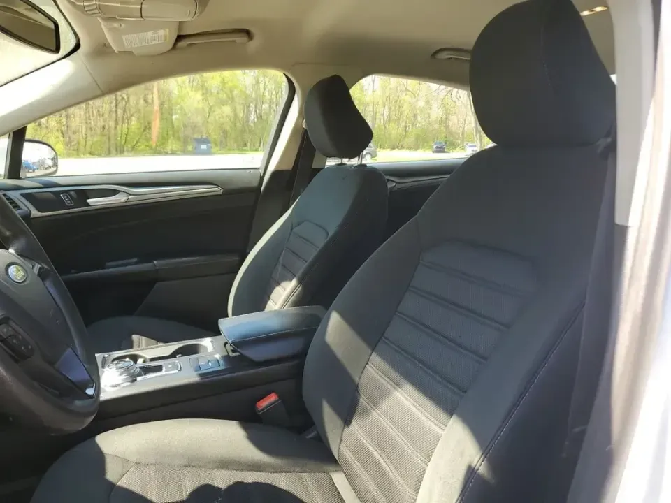 2020 /Ebony Ford Fusion SE (3FA6P0HD5LR) with an 4 Cyl, 1.5L engine, 6-speed automatic transmission, located at 6064 Gull Rd, Kalamazoo, MI, 49048, (269) 222-0088, 42.328388, -85.512924 - Need a smart, comfortable commuter that can handle the daily grind from Downtown Kalamazoo to Portage-then stretch its legs for a weekend run up Gull Road toward Gull Lake? This 2020 Ford Fusion SE is a practical, tech-forward sedan built for real life: long commutes, campus drop-offs, and road-trip - Photo#15